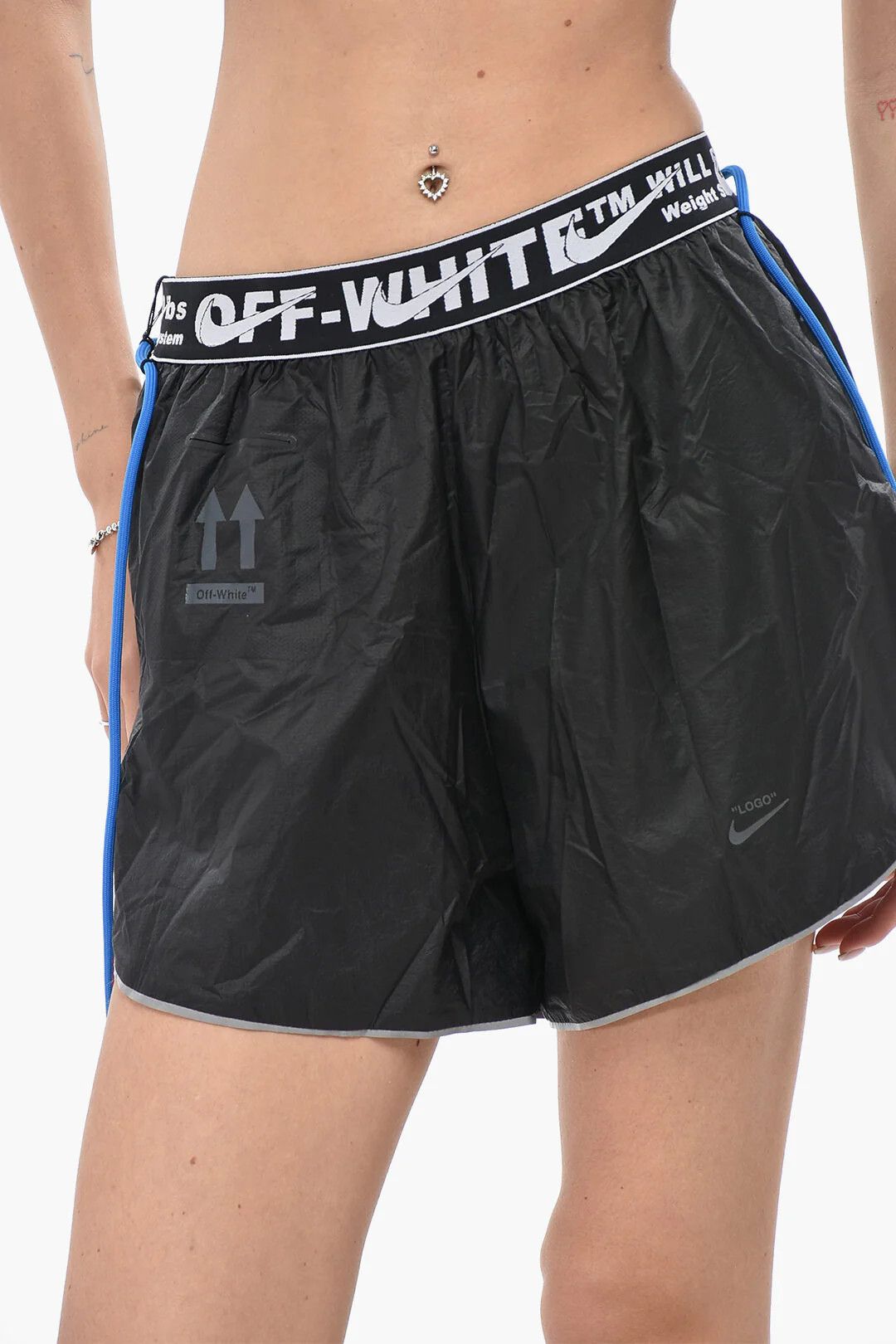 Nike × Off-White og1mm0426 Nylon Short in Black Size 32" / US 10 / IT 46 - 3 Thumbnail