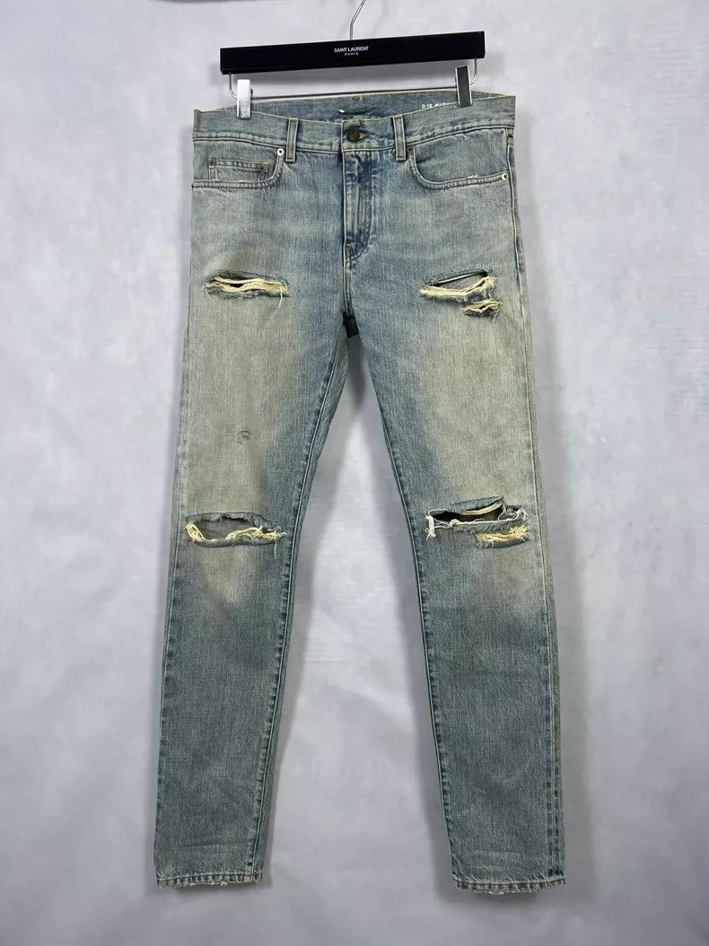 Saint Laurent Paris Saint Laurent 16fwD10 Four Cut Break Jeans 2504-Nextarrow Size US 32 / EU 48 - 1 Thumbnail