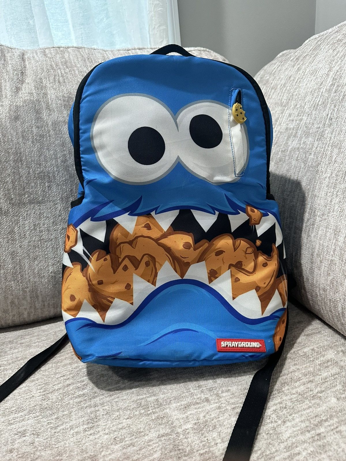 Sprayground cookie monster spray ground backpack Grailed