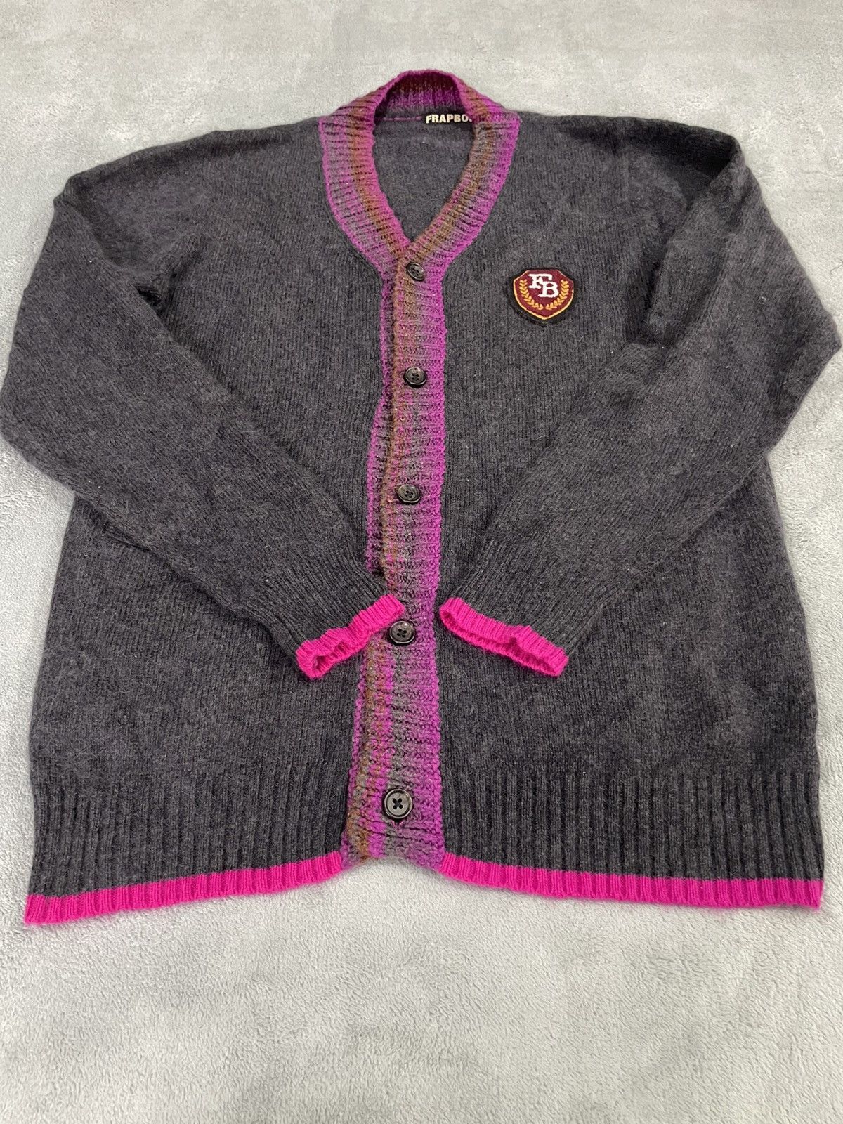 Issey Miyake FRAPBOIS Half Wool Hooded Buttons Up Cardigan Size US L / EU 52-54 / 3 - 4 Thumbnail