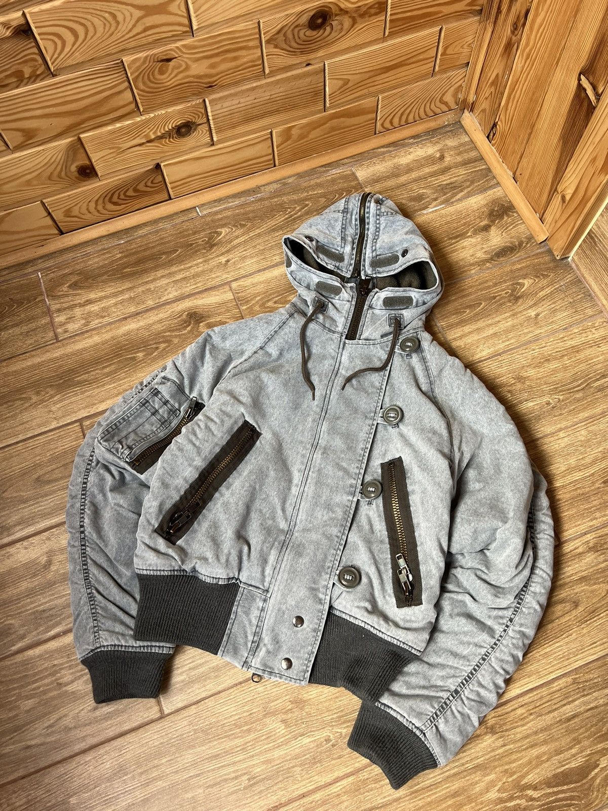 Allsaints × Vintage Vintage Allsaints N-2B fur burned flight jacket US Size US S / EU 44-46 / 1 - 9 Thumbnail