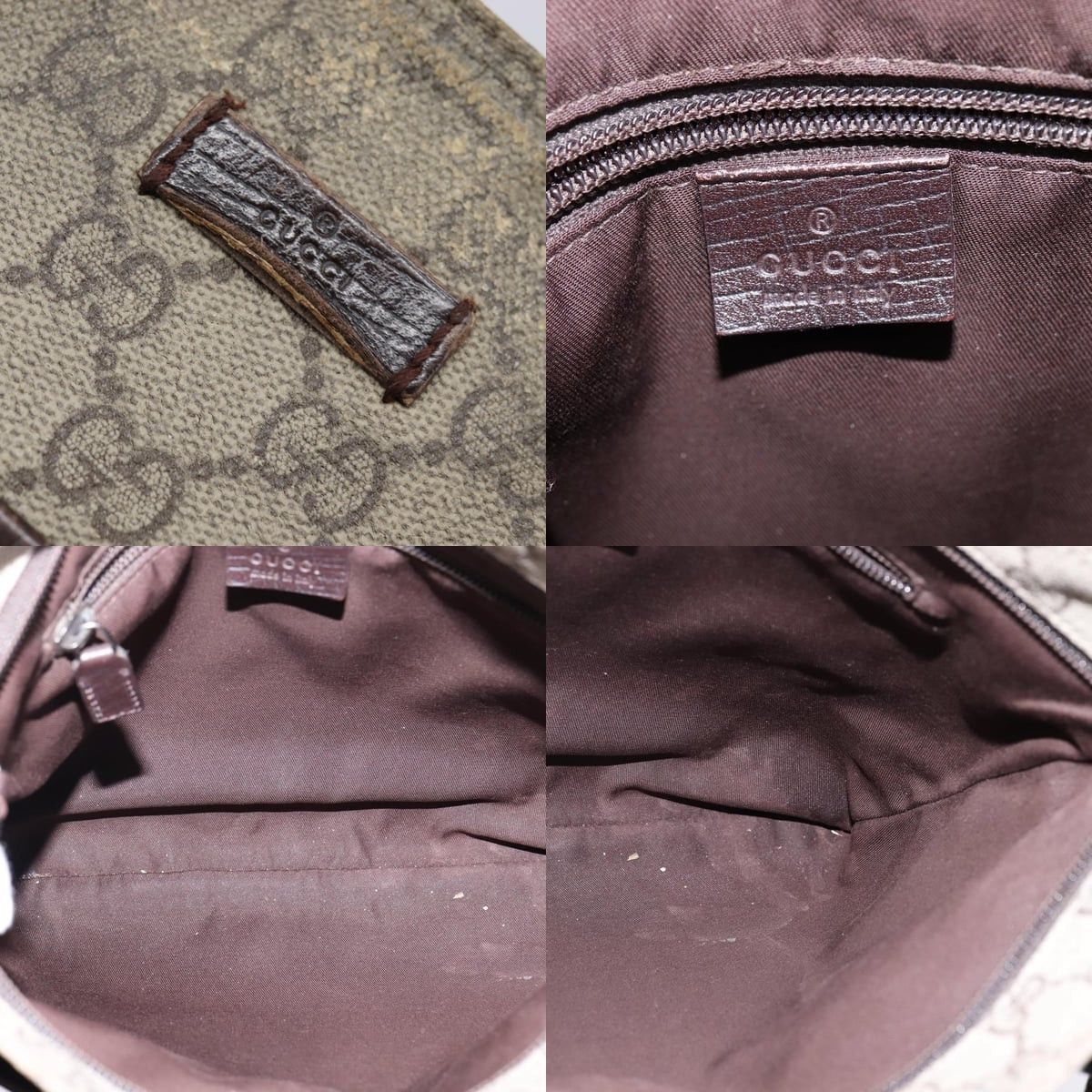 Gucci GUCCI GG Supreme Shoulder Bag Pvc Beige Size ONE SIZE - 11 Thumbnail