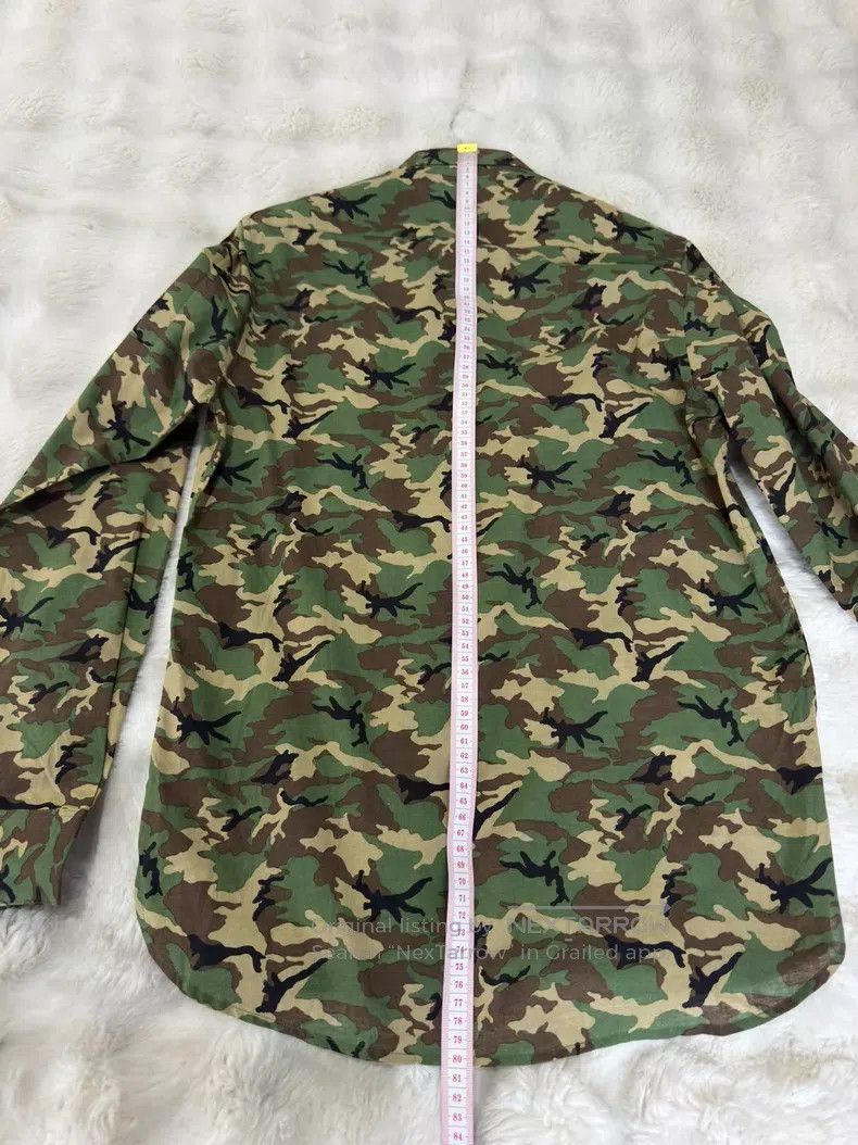 Saint Laurent Paris Saint Laurent Paris size 40 Original Camouflage Men's Shirt Size L / US 10 / IT 46 - 8 Thumbnail