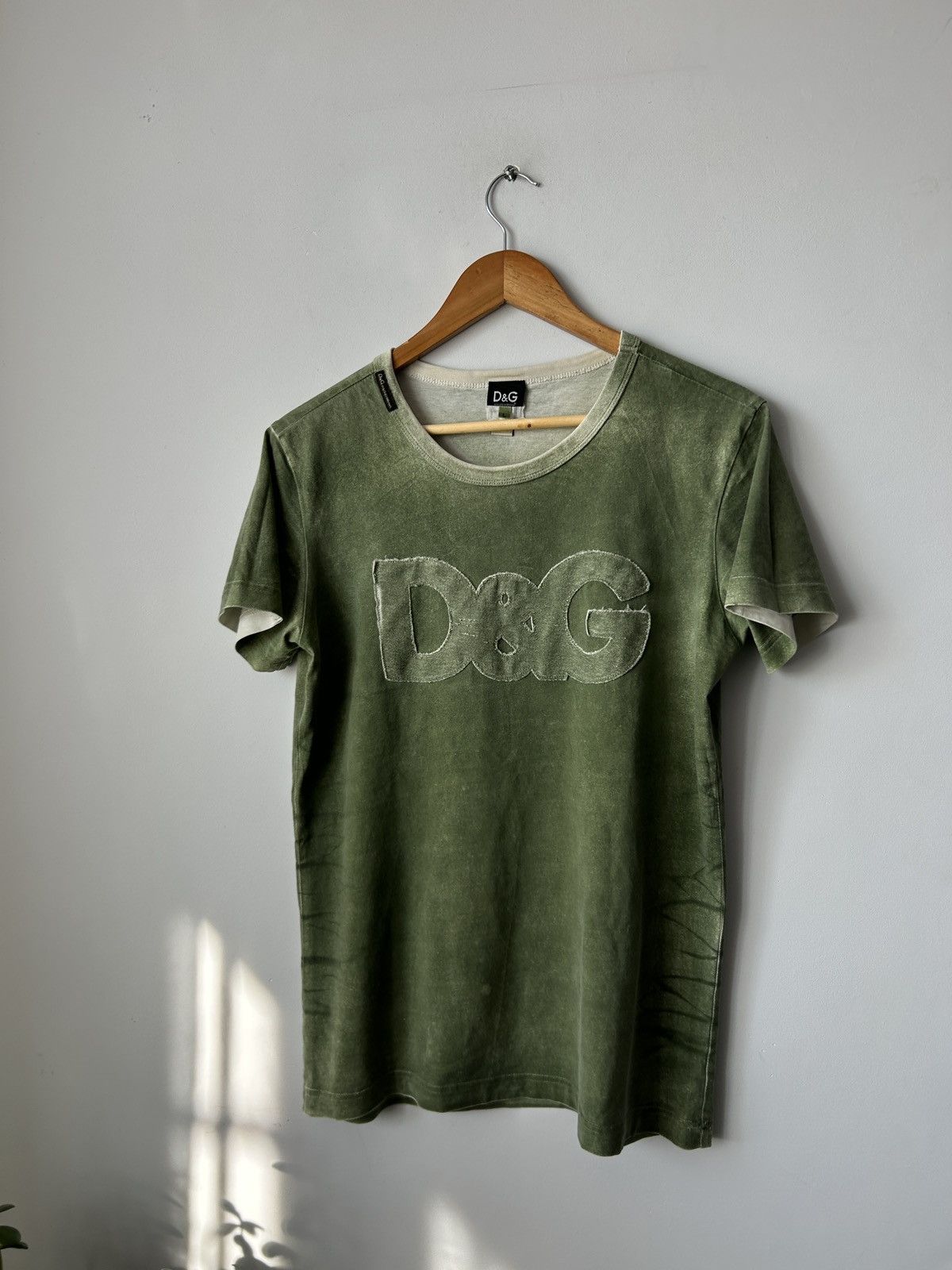 Dolce & Gabbana × Vintage Rare Vintage Y2K Dolce&Gabbana Script Logo Tshirt Size US L / EU 52-54 / 3 - 1 Thumbnail
