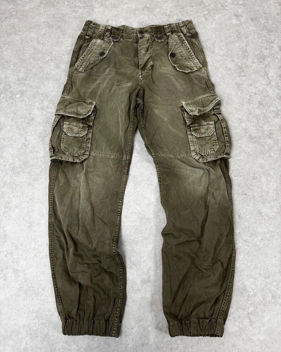 Dolce & Gabbana AW2004 Dolce & Gabbana Olive Green Multi Pockets Cargo Pants Size US 32 / EU 48 - 1 Thumbnail