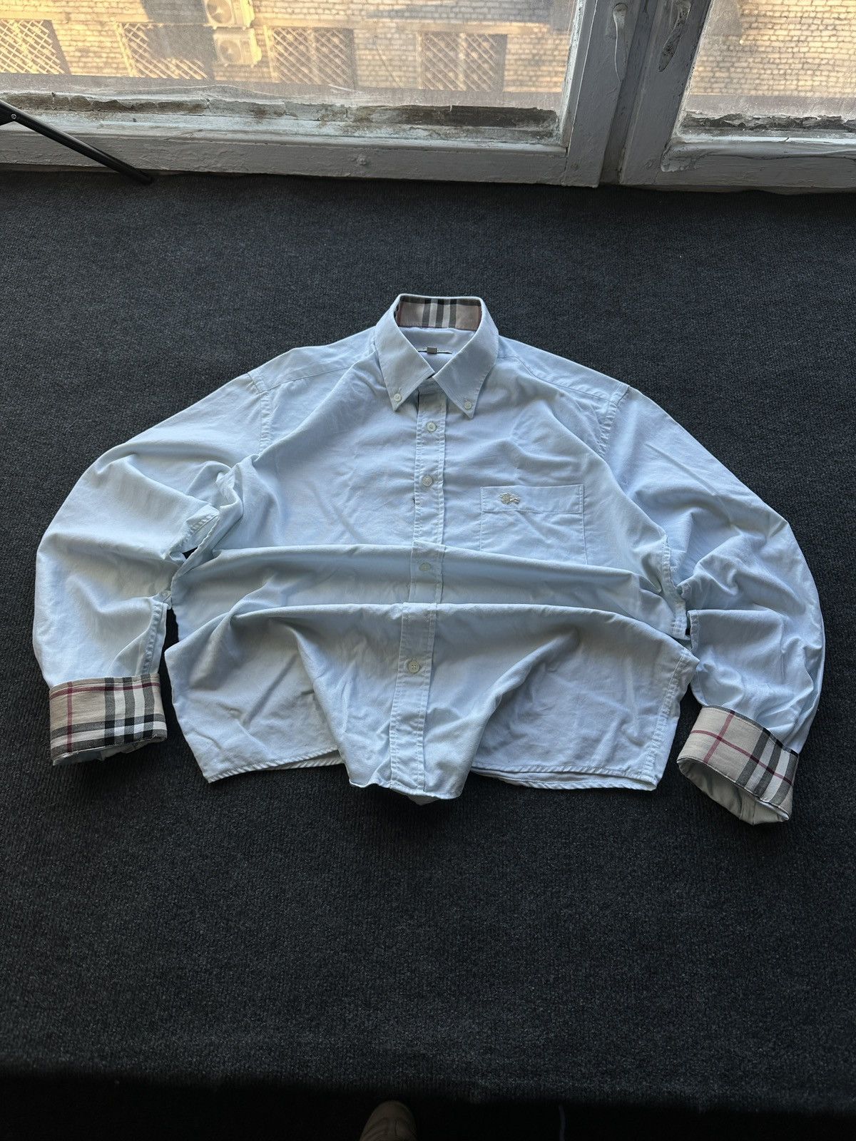 Burberry BURBERRY 🚨 MEN BUTTON UP SHIRT LUXURY NOVA CHECK Size US XL / EU 56 / 4 - 1 Thumbnail