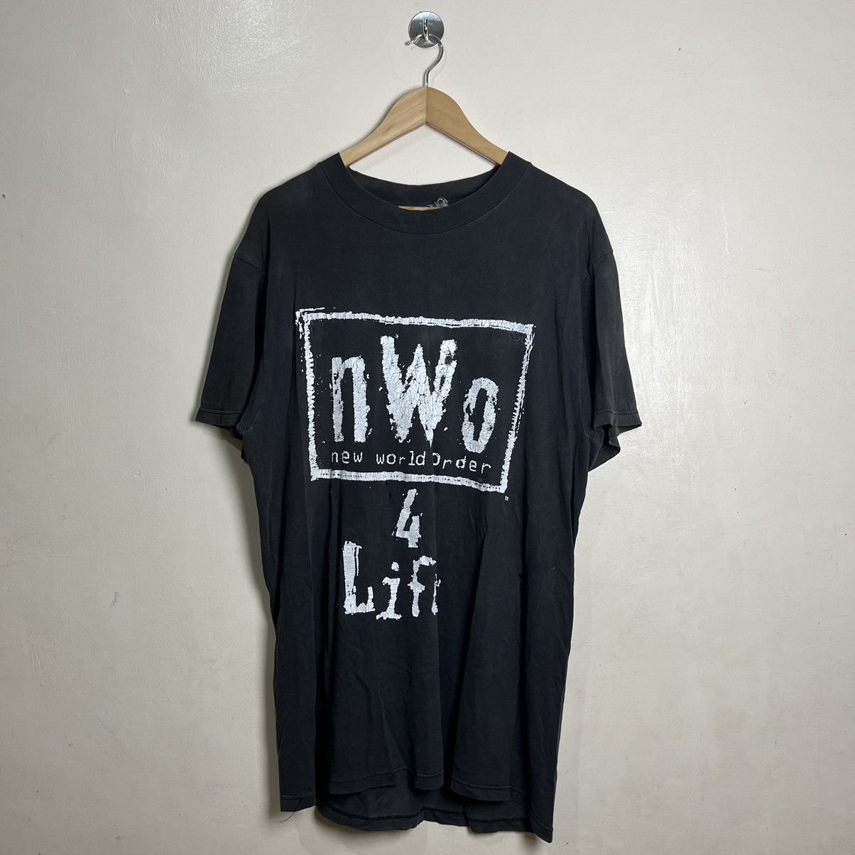 WCW/nWo Vintage N.W.O 4 Life Shirt Size US L / EU 52-54 / 3 - 1 Thumbnail