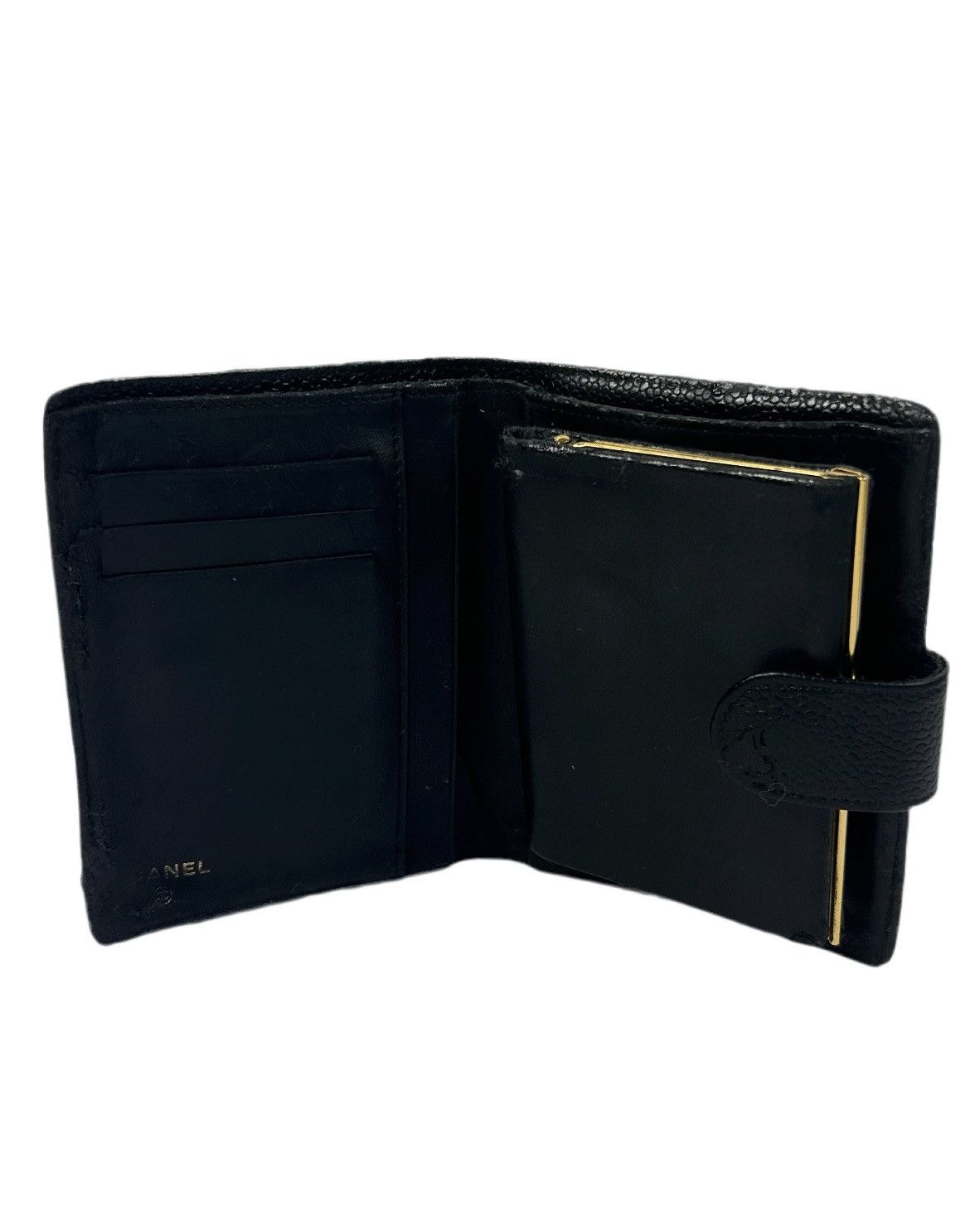 Chanel Chanel CC Caviar Bifold Wallet Size ONE SIZE - 3 Thumbnail