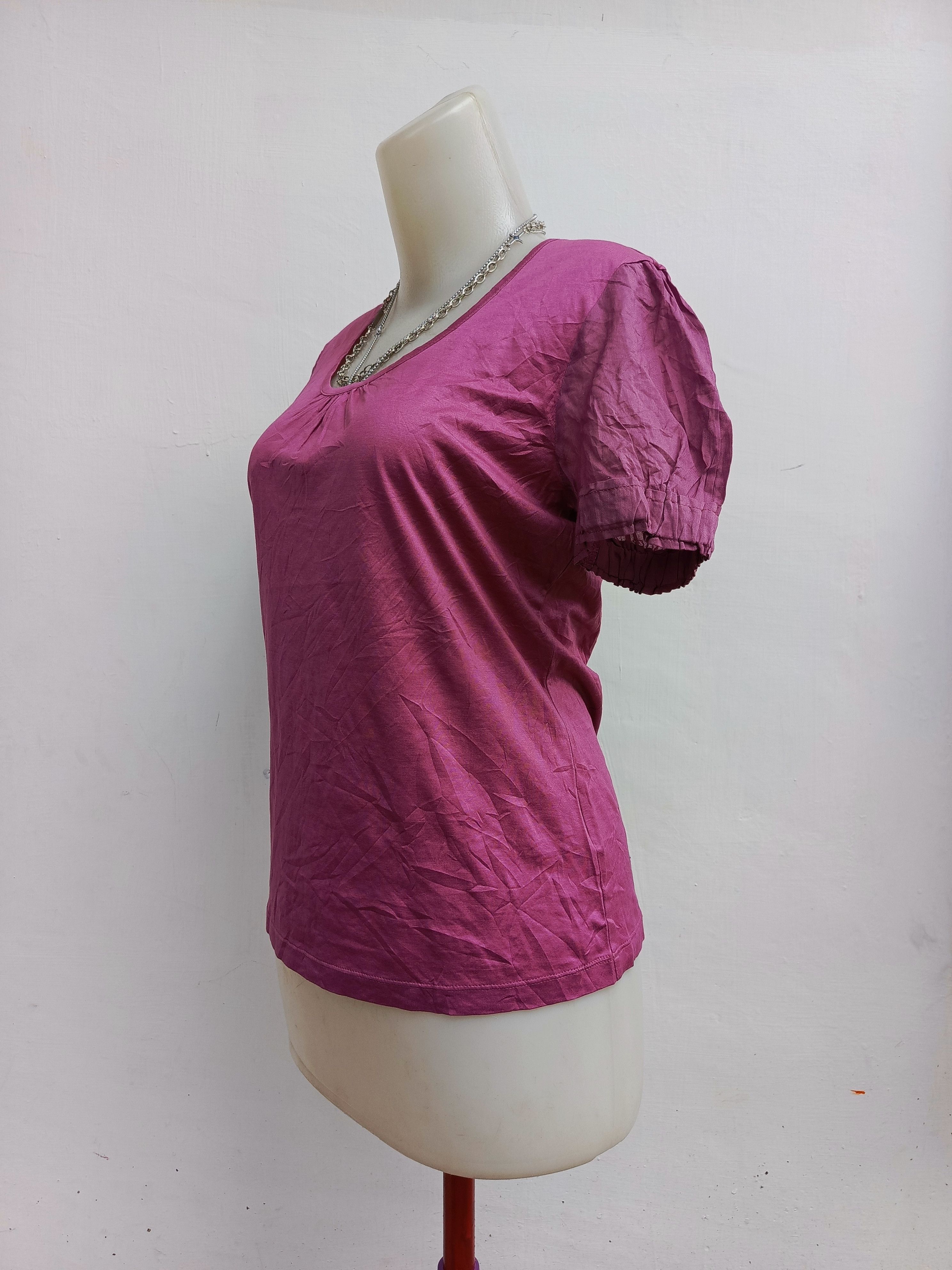 Burberry Burberry London Plain Violet Tee Size S / US 4 / IT 40 - 5 Thumbnail