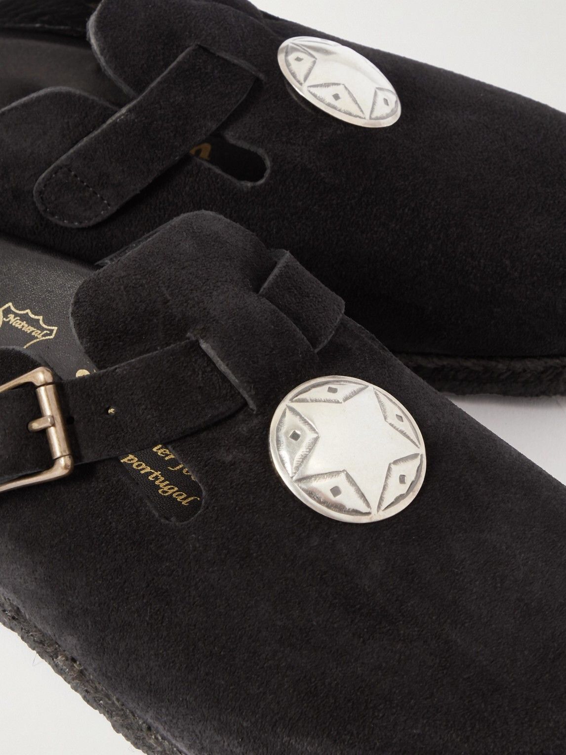 Yuketen Sal 1 Embellished Suede Clogs Size US 10 / EU 43 - 6 Thumbnail