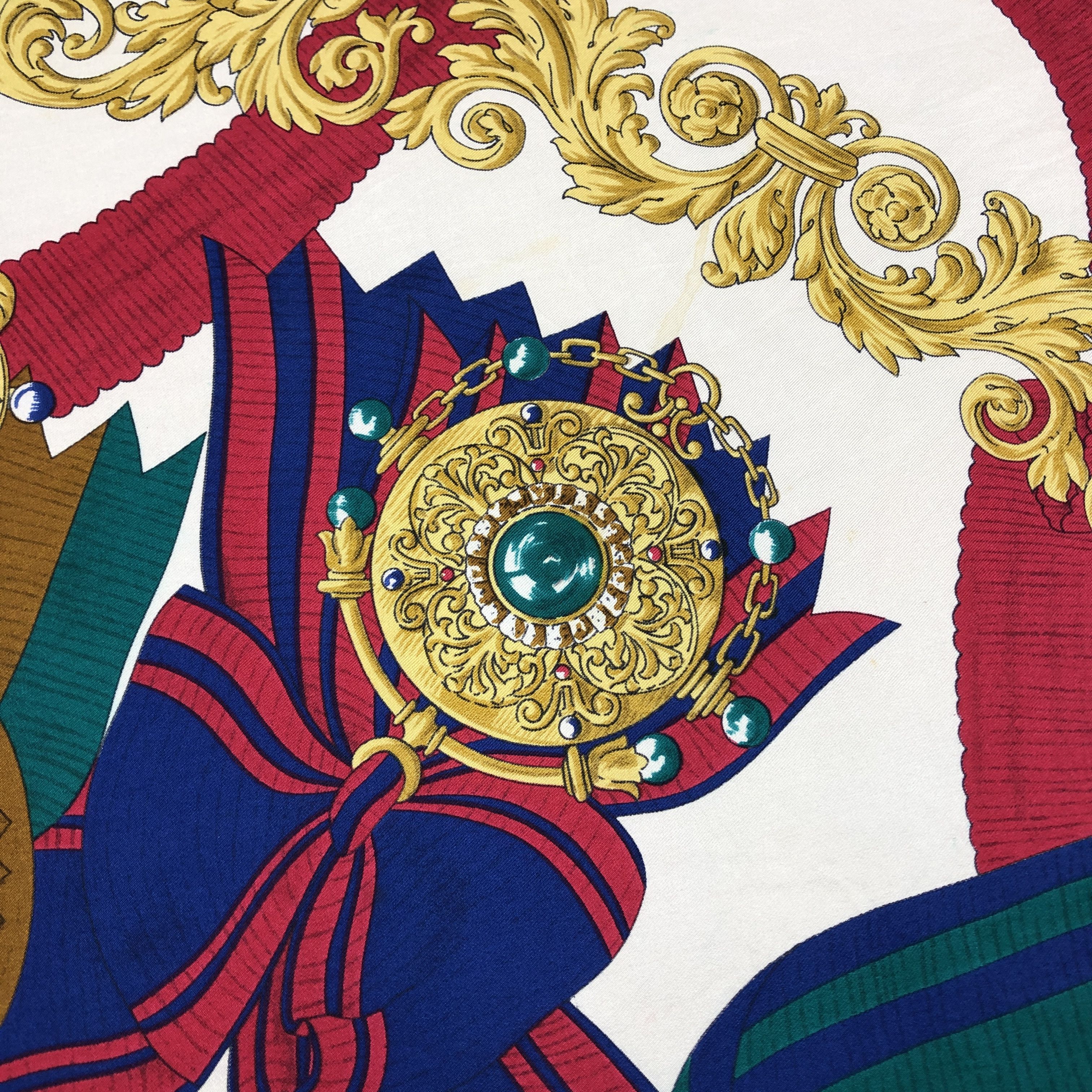 Other Vintage Luxury SILK Scarf Twill Stole Wraps Scarves Size ONE SIZE - 8 Thumbnail