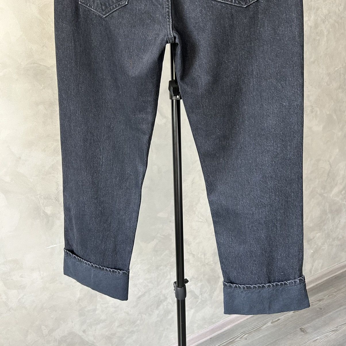 R13 R13 Cuffed Romeo Jeans Onyx Black 29 Size 29" - 10 Thumbnail