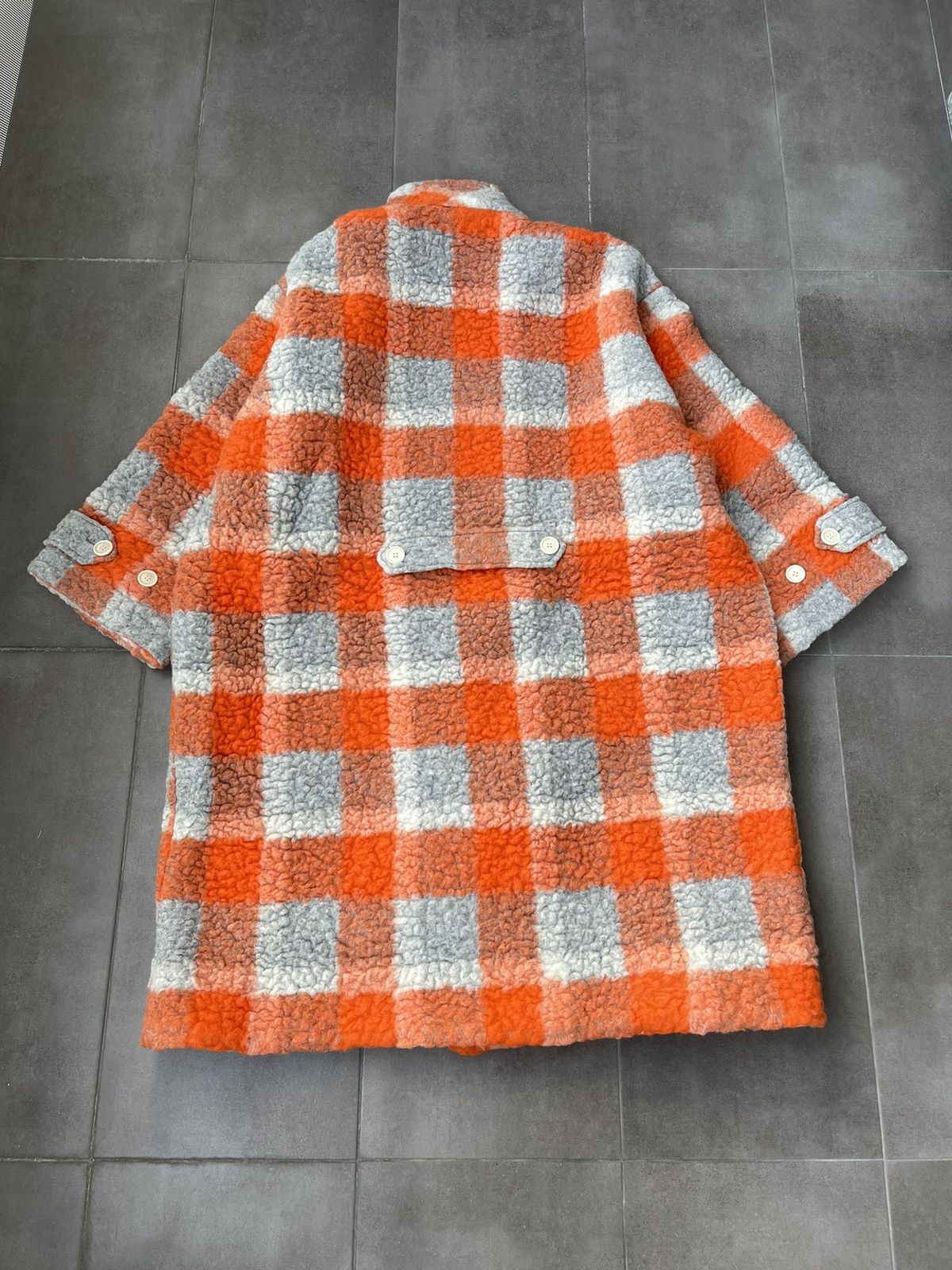 Henrik Vibskov !DS! AW22 Henrik Vibskov Checkered Ahoy Long Coat Size US XL / EU 56 / 4 - 14 Thumbnail