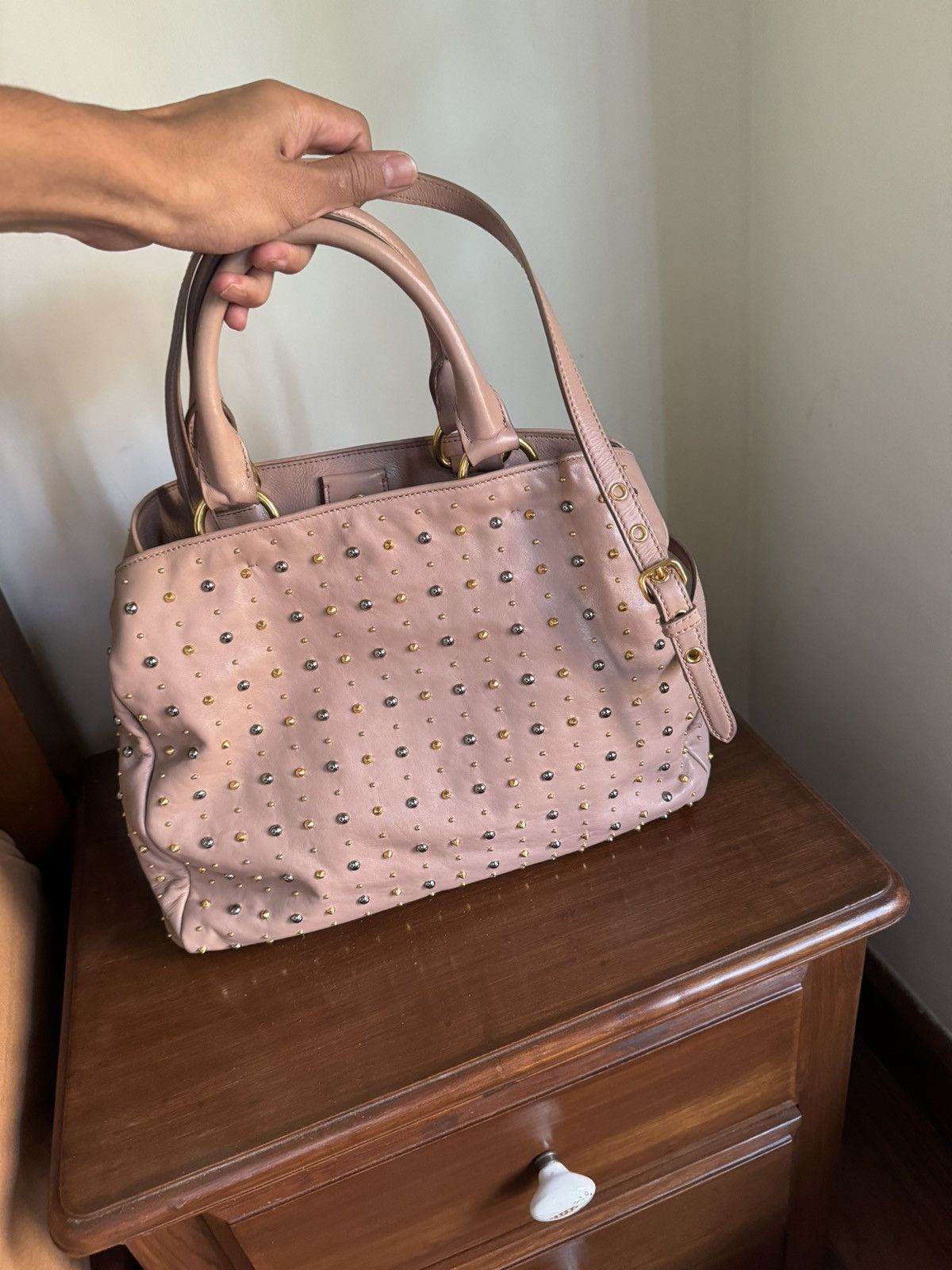 Miu Miu Miu Miu Studded bag Size ONE SIZE - 1 Thumbnail