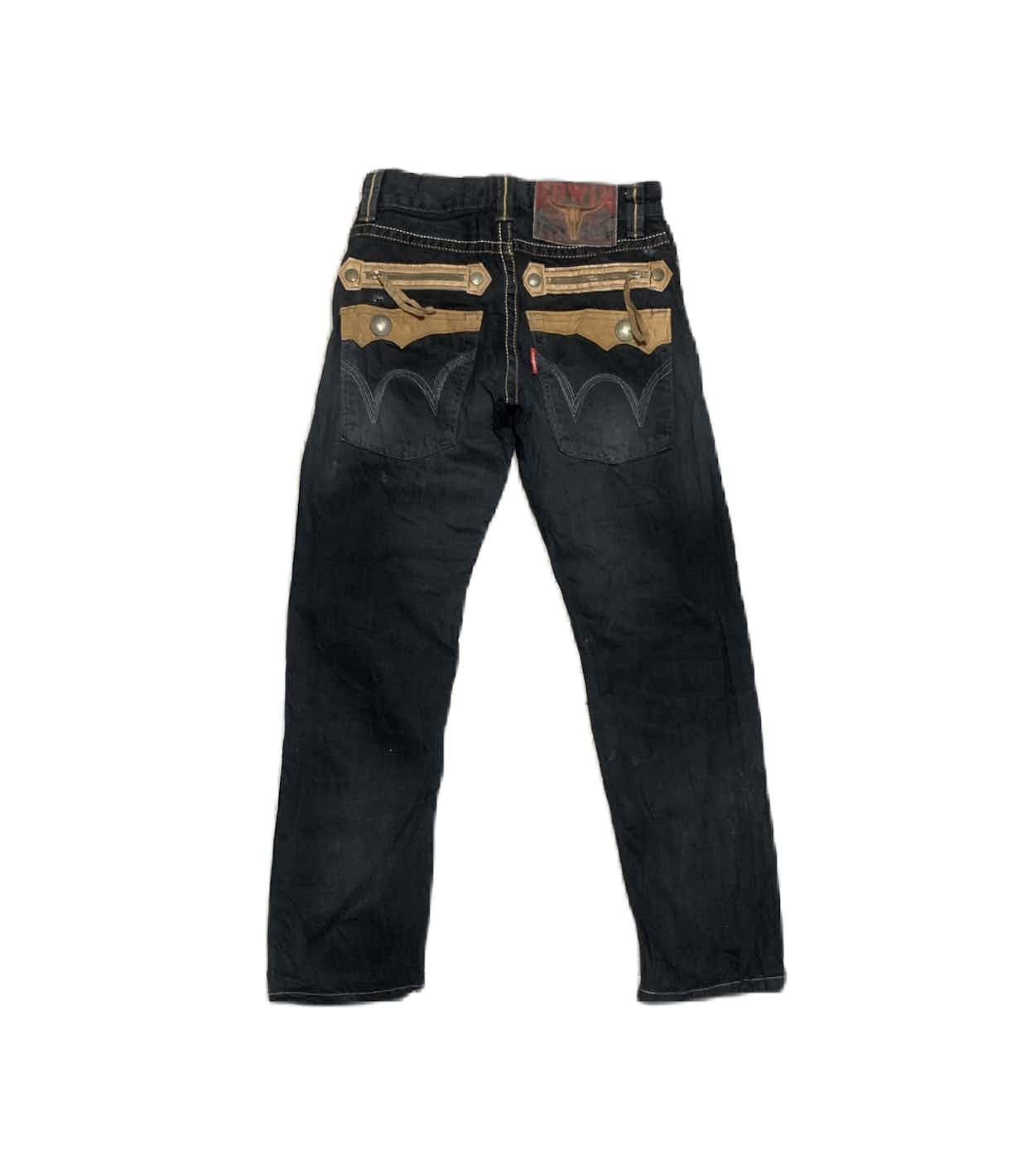 Edwin Vintage 90s Edwin Exclusive Vintage Loose Straight Leg Jeans Size US 27 - 3 Thumbnail