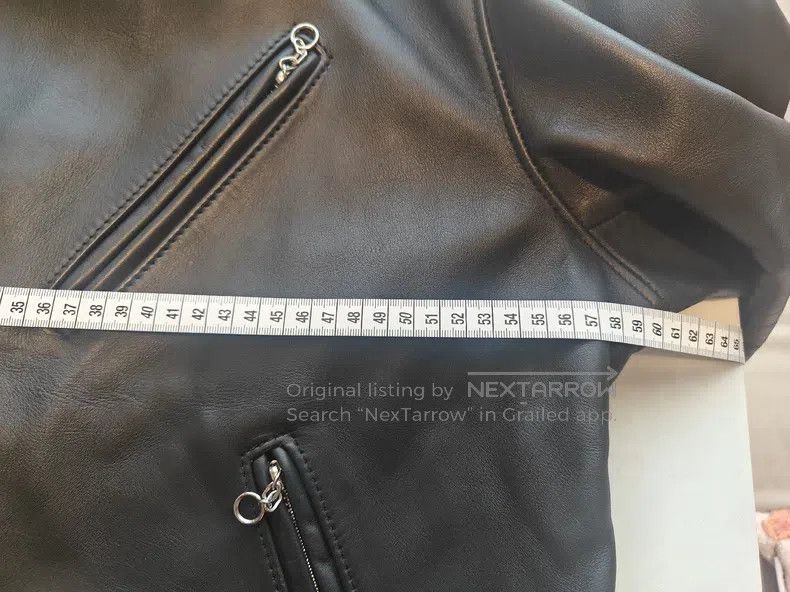 Schott Schott NYC stand-up collar cable-stayed motorcycle cowhide Size US XXL / EU 58 / 5 - 3 Thumbnail