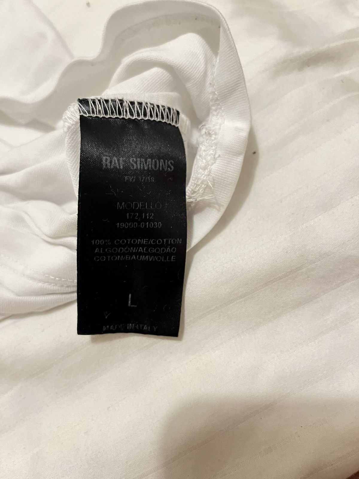 Raf Simons Raf Simons FW17 Thank You Graphic T-Shirt Size US L / EU 52-54 / 3 - 4 Thumbnail