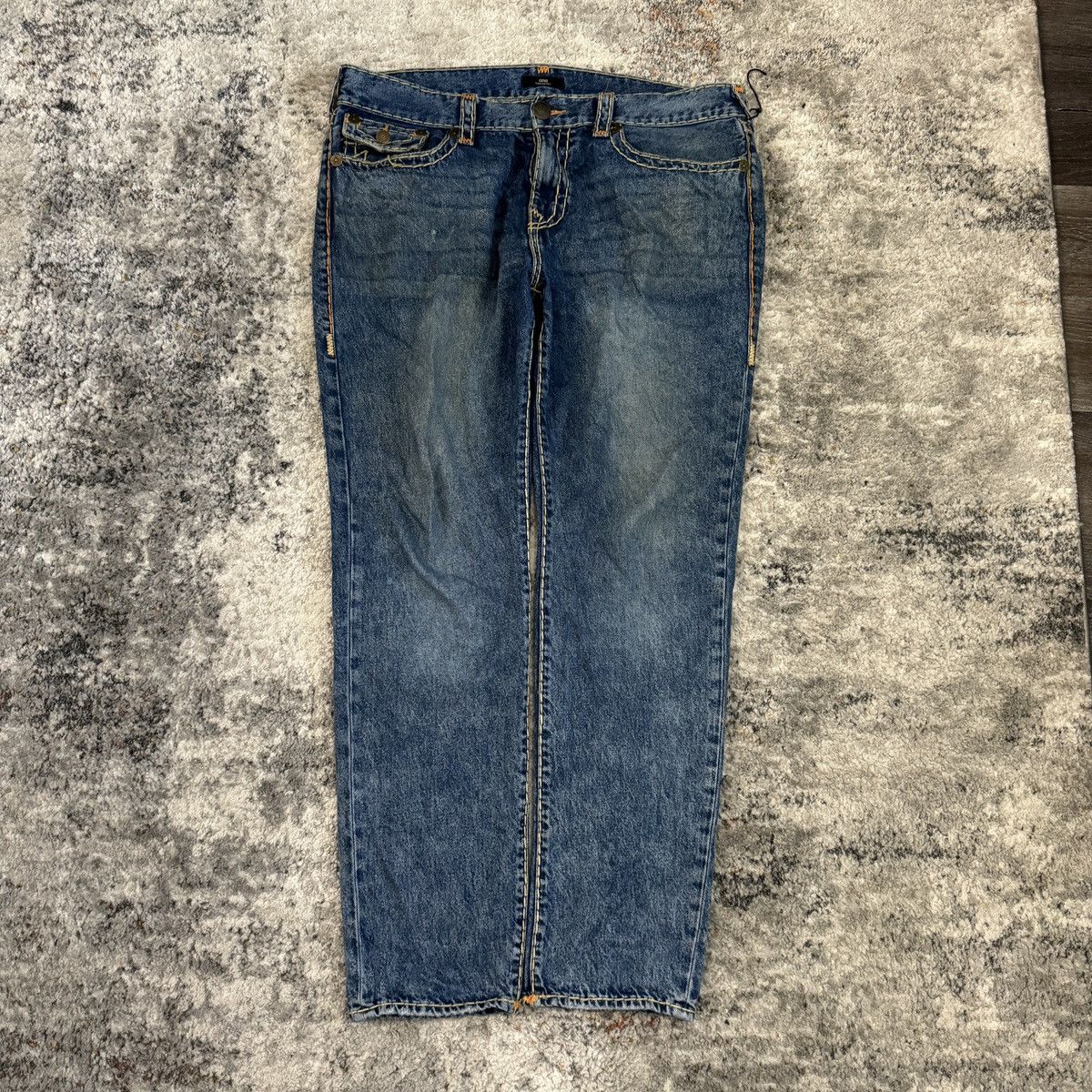 True Religion × Vintage Vintage y2k True Religion contrast stitch semetary style Size US 38 / EU 54 - 2 Thumbnail
