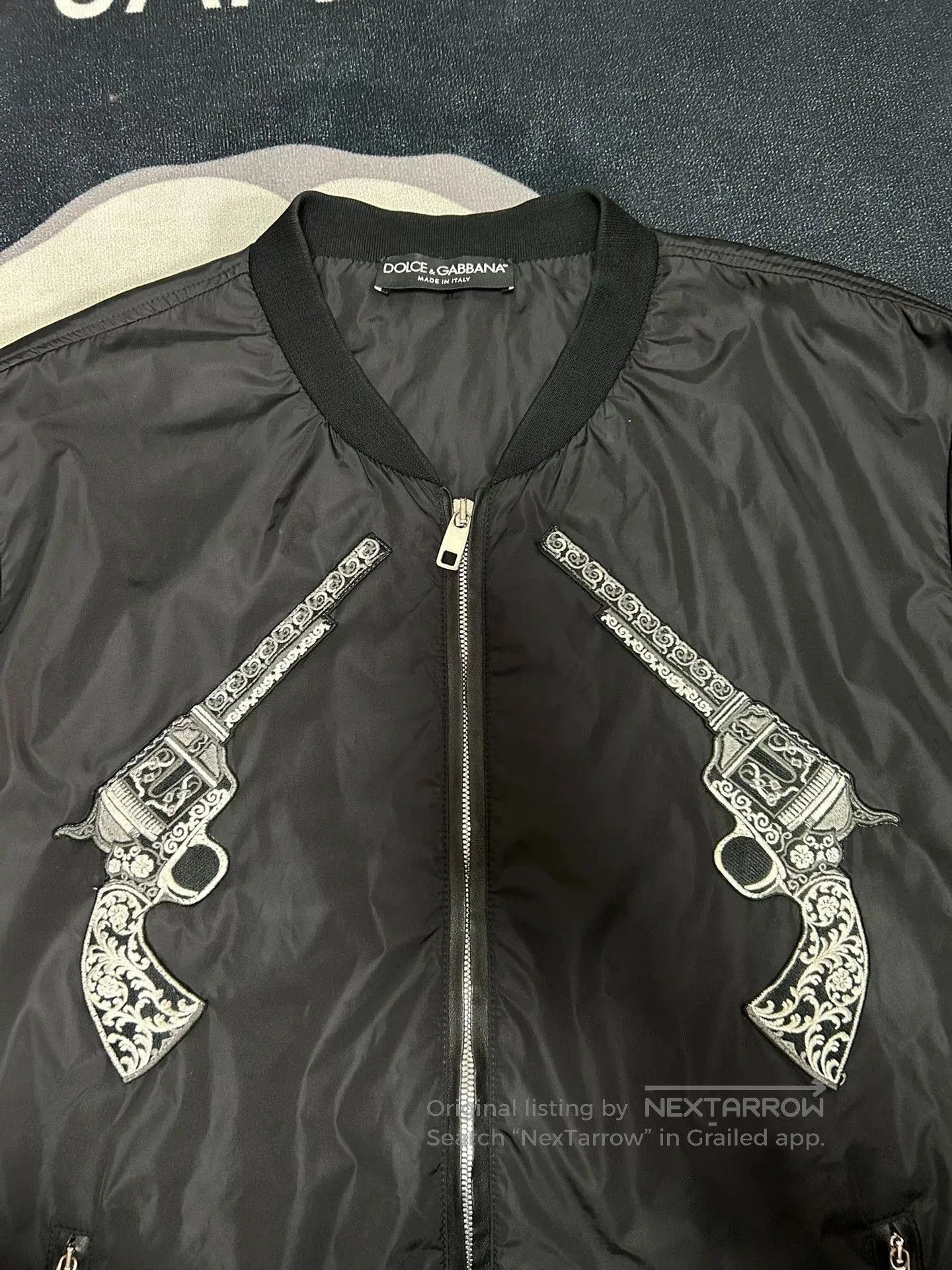 Dolce & Gabbana Dolce & Gabbana Quilted Baseball Jacket. Size US L / EU 52-54 / 3 - 3 Thumbnail