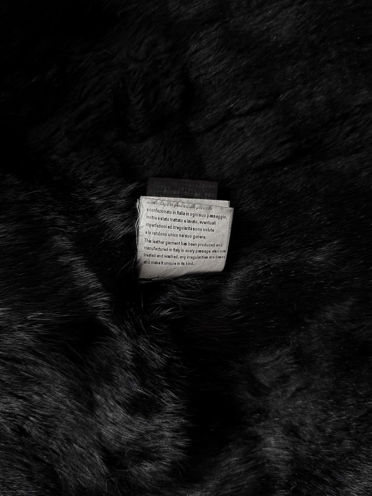 10sei0otto 10sei0otto Rabbit Fur Lamb Leather Gimp Scar Stitch Rider Size US S / EU 44-46 / 1 - 15 Thumbnail