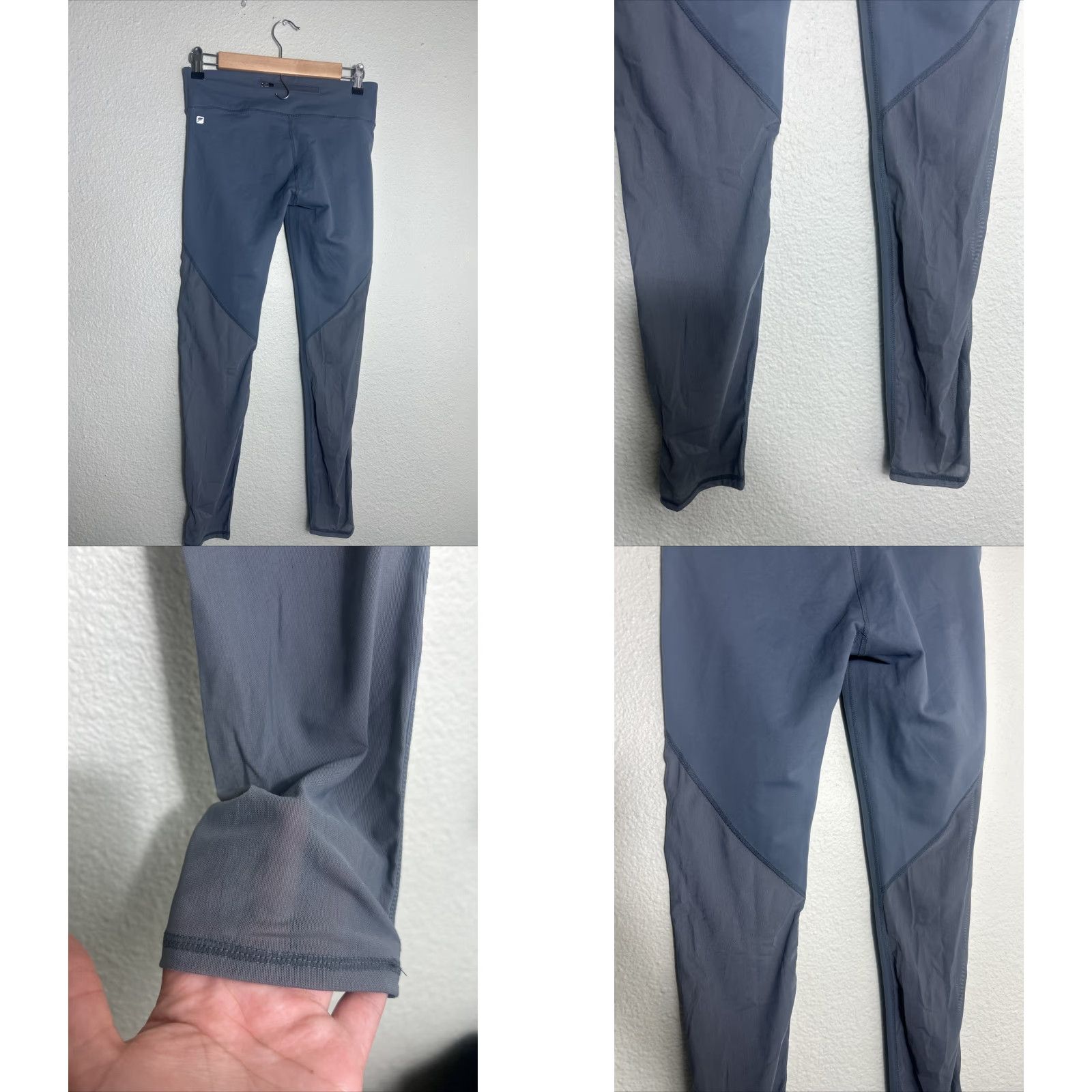 Fabletics Fabletics Leggings Womens Gray Breathable Pocket Yoga Pants 28x27 Small Compression Velcro? Size 28" / US 6 / IT 42 - 8 Thumbnail