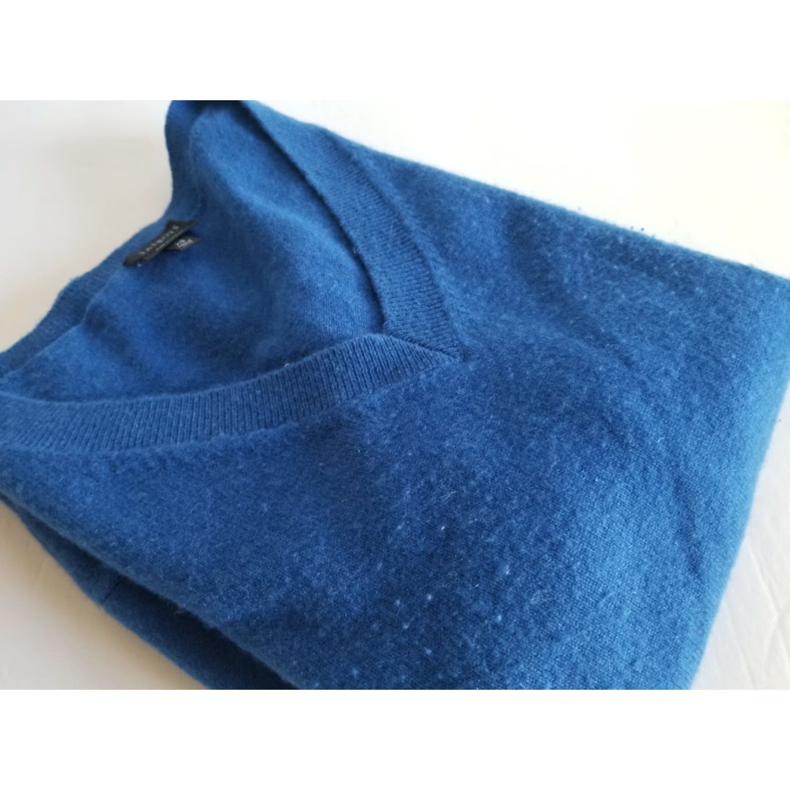 Talbots Talbots Sweater Woman XS Blue 100% Cashmere Pullover Long Sleeve See Pics Floral See Pics Soft See Pic Size XS / US 0-2 / IT 36-38 - 3 Thumbnail