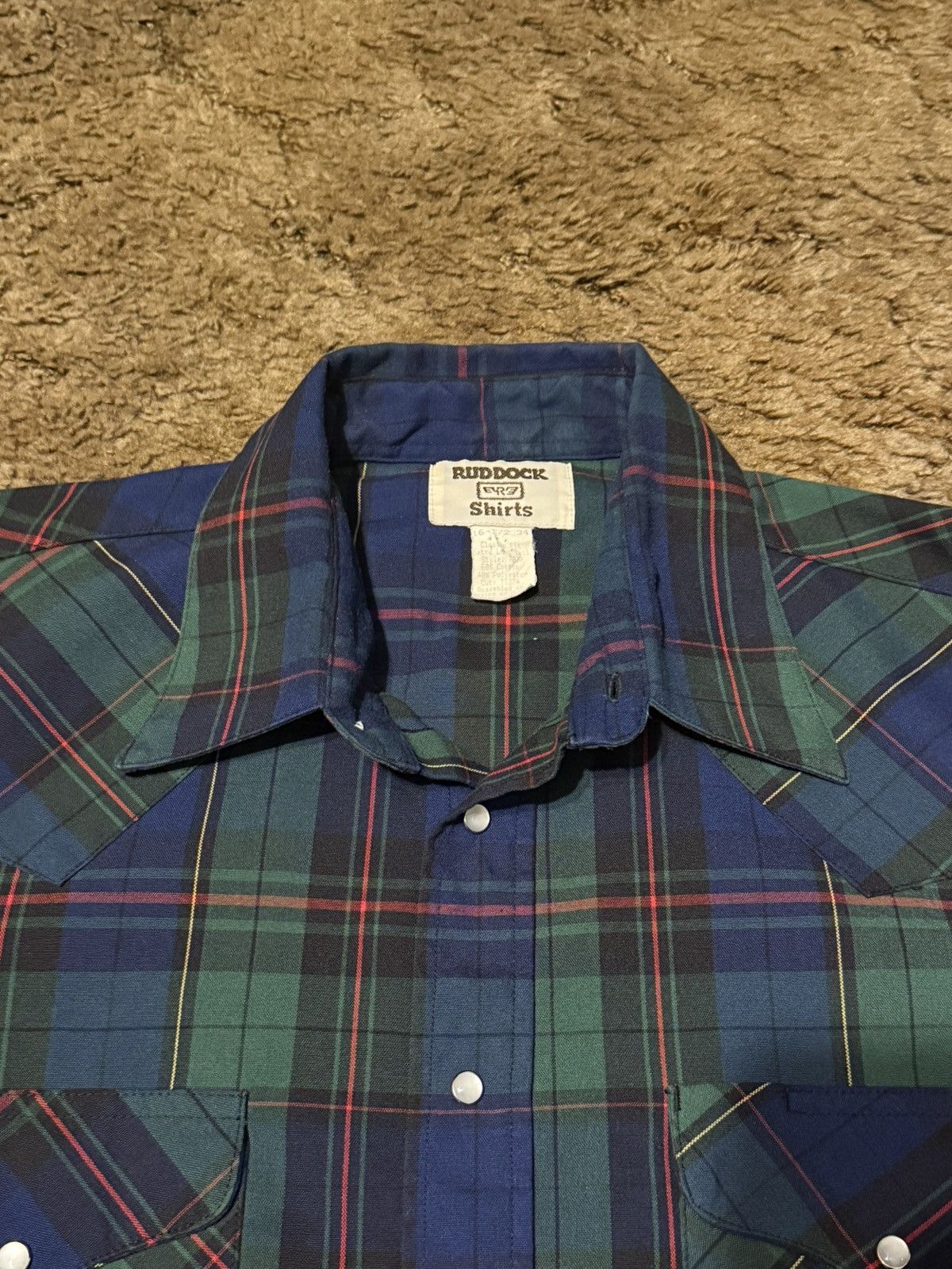 Vintage Vintage Ruddock Shirts Pearl Snap Button Flannel Mens XXL Size US XXL / EU 58 / 5 - 5 Thumbnail
