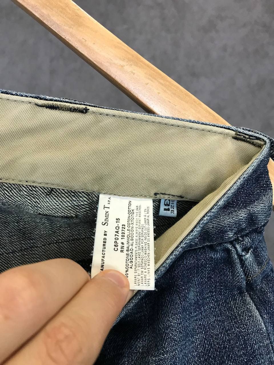 Designer Armani Jeans vintage designer denim jeans Size US 30 / EU 46 - 6 Thumbnail