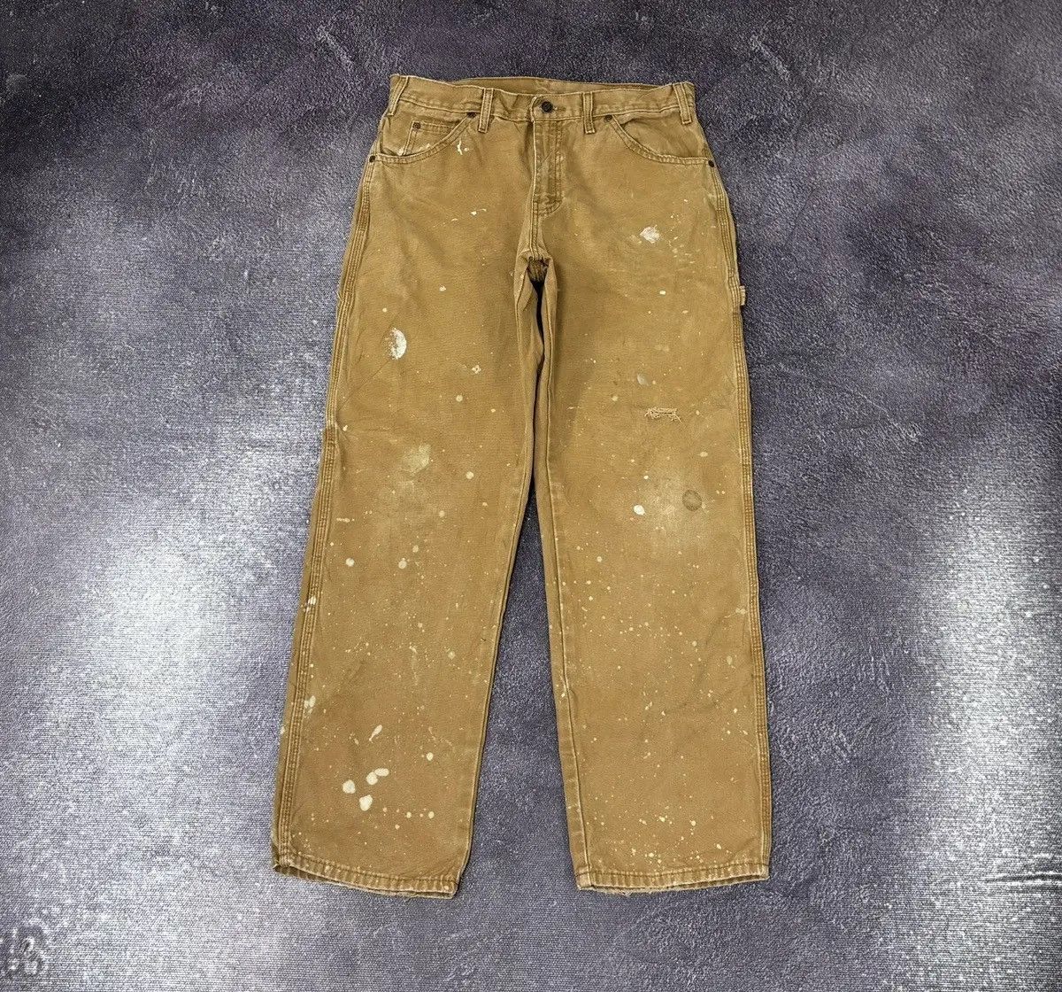Dickies × Vintage Vintage Dickies USA Painted Work Hype Pants Jeans Size US 32 / EU 48 - 2 Thumbnail