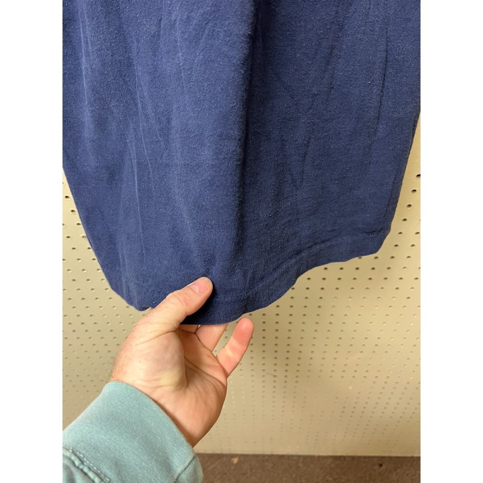 Fruit Of The Loom VINTAGE Fruit of the Loom T-Shirt Short Sleeve Crew Neck Pizza Stitch Blue L Men Size US L / EU 52-54 / 3 - 4 Thumbnail