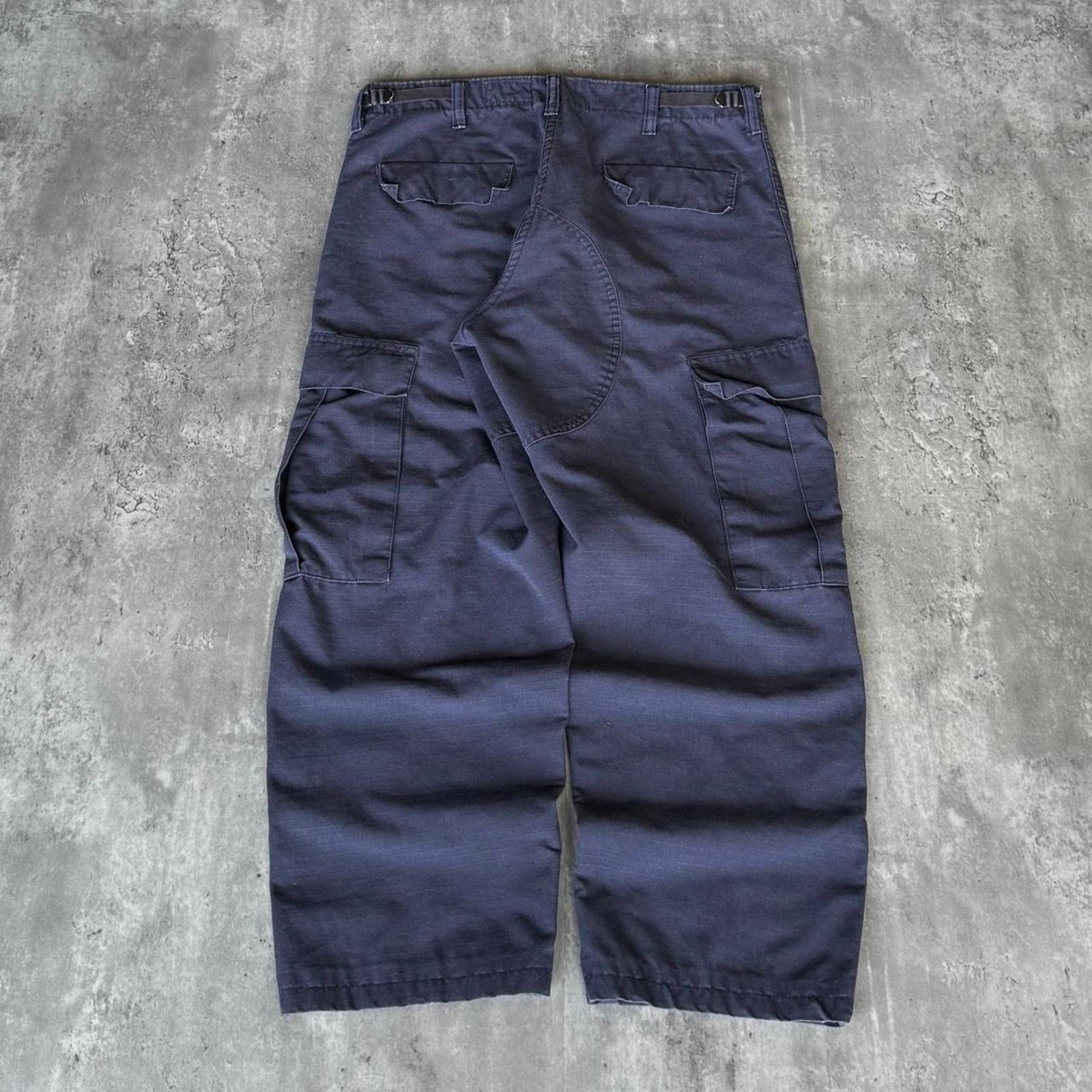 Carhartt × Vintage Vintage Y2K Navy Blue Carhartt Style Double Knee Cargo Pants Size US 34 / EU 50 - 2 Thumbnail