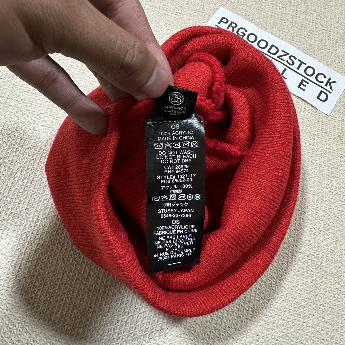 Other Stussy beanie hat red Size ONE SIZE - 4 Thumbnail