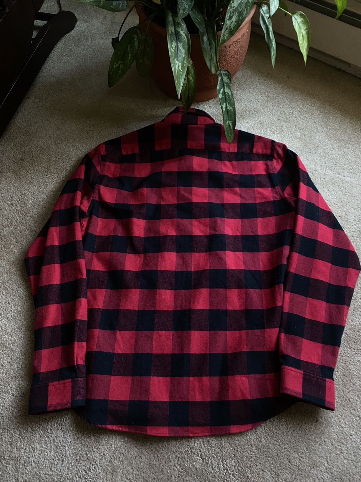 Drake × October's Very Own OVO Red Plaid Flannel Size US L / EU 52-54 / 3 - 4 Thumbnail