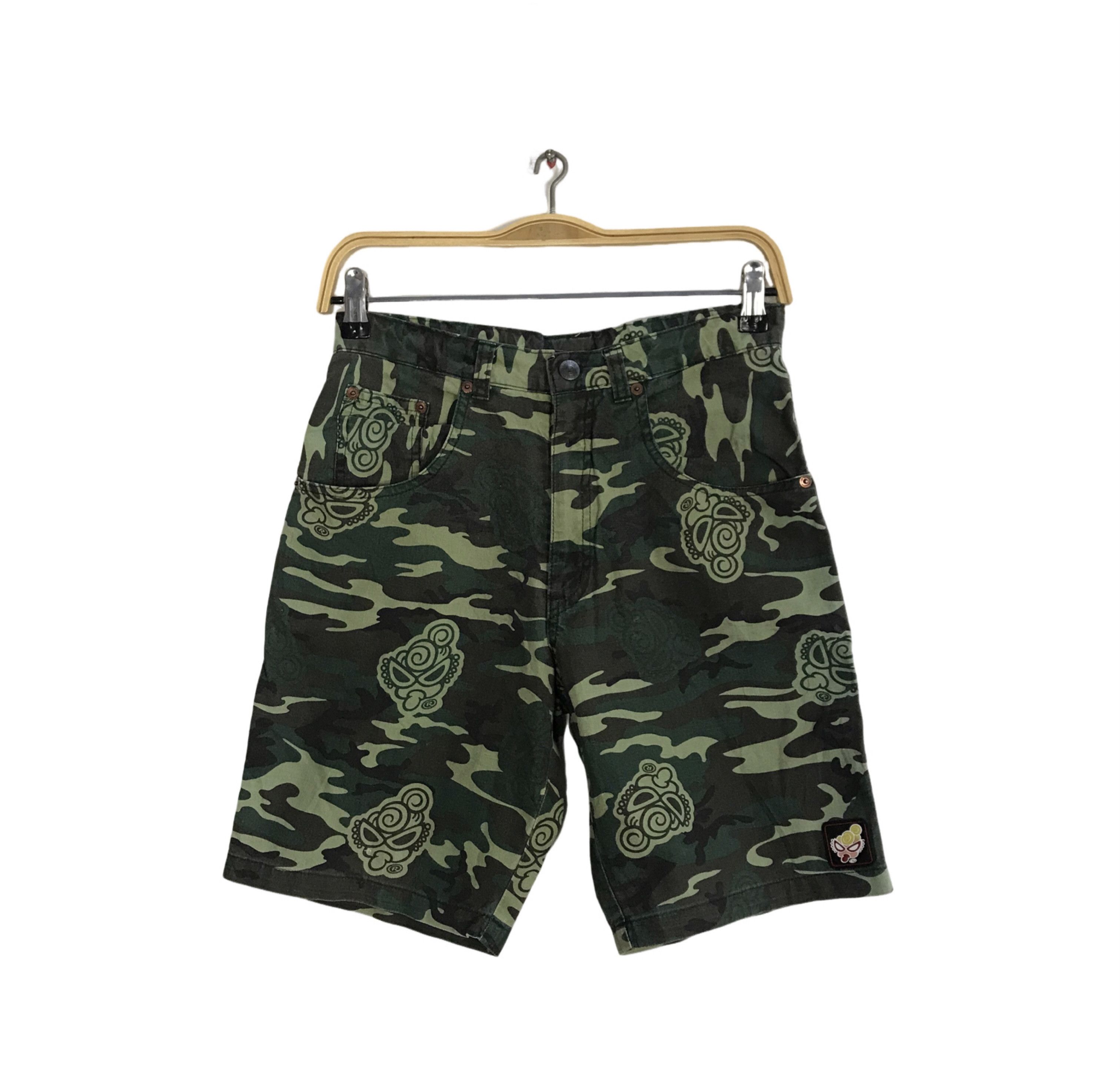 Hysteric Glamour × Japanese Brand Hysteric Glamour Mini Camo Ovp Baby Logo Jeans Shorts Pants Size US 28 / EU 44 - 1 Thumbnail