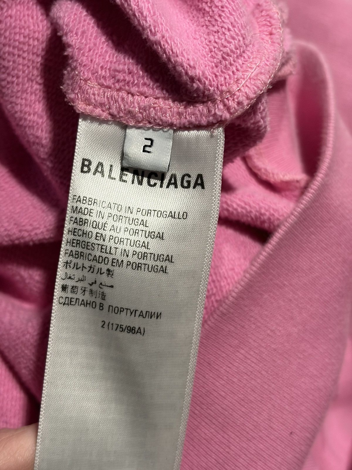 balenciaga polo zip hoodie