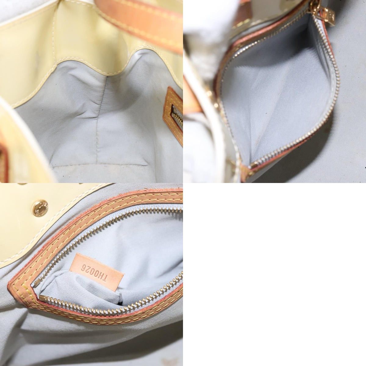Louis Vuitton LOUIS VUITTON Monogram Vernis Reade PM Hand Bag Perle M91336 Size ONE SIZE - 12 Thumbnail