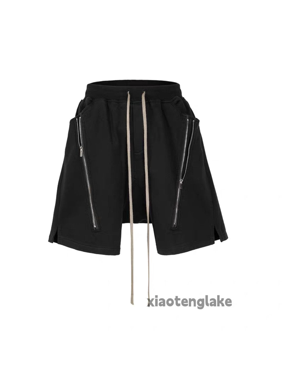 Vintage xz zipper punk hiphop flared wide Leg outdoor shorts Size US 32 / EU 48 - 1 Thumbnail