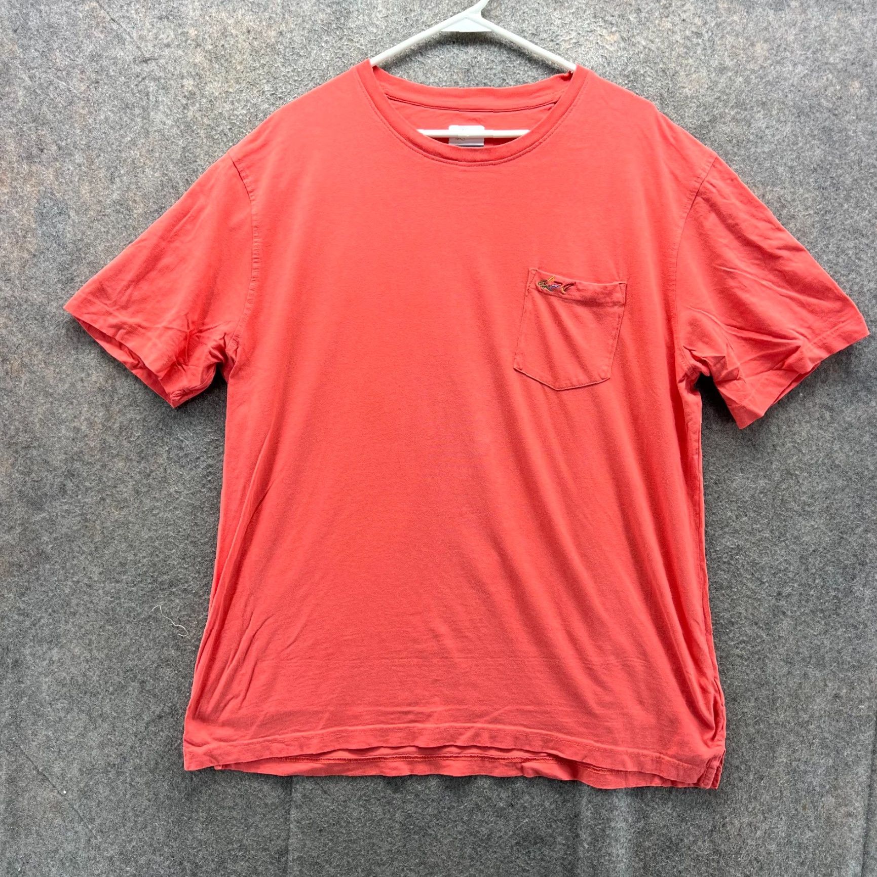 Vintage Greg Norman Shirt Mens XL Peach Crewneck Pocket Tee Shark Cotton Extra Large Size US XL / EU 56 / 4 - 2 Thumbnail