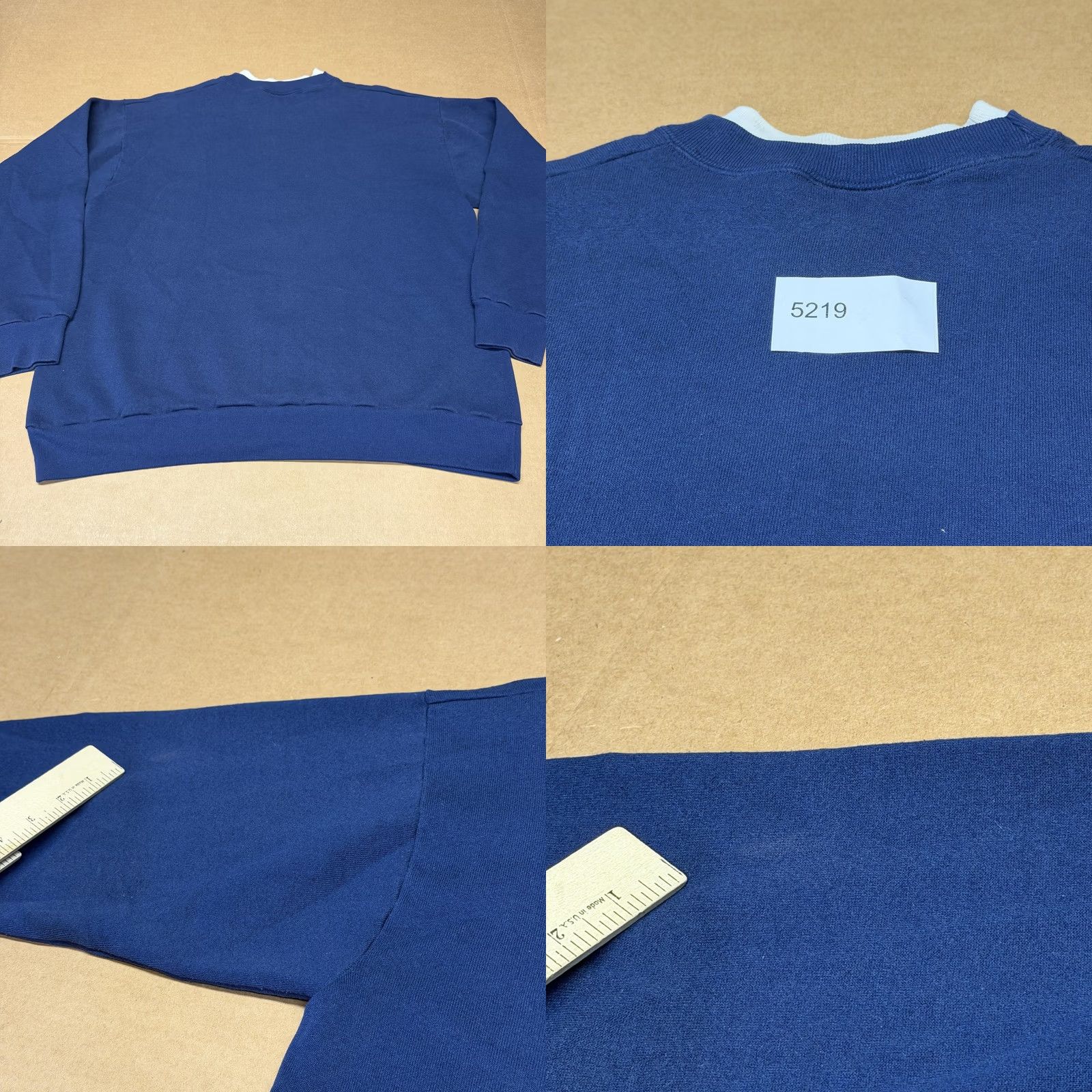 Vintage VINTAGE Cheek-O Sweatshirt Womens L Blue Grandmas Patch Things Up Graphic Sweatshirt Size L / US 10 / IT 46 - 9 Thumbnail