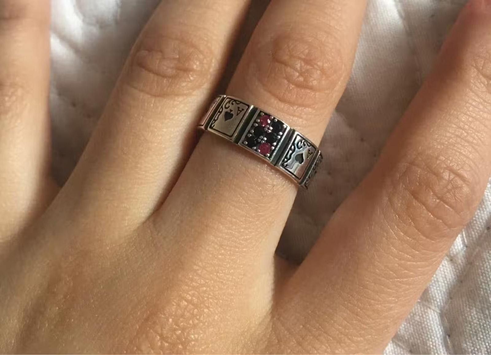 Jewelry Cards & Gambling Finger Rings Size ONE SIZE - 4 Thumbnail