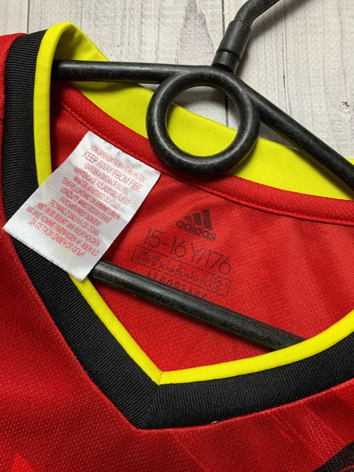 Adidas × Vintage Vintage adidas soccer jersey Belgium size S Size US S / EU 44-46 / 1 - 3 Thumbnail