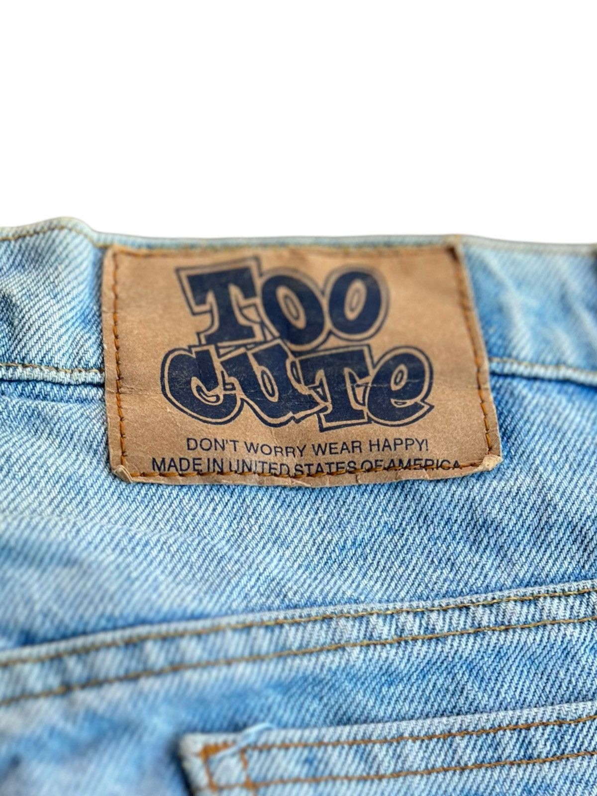 Levi's Vintage Clothing × Too Cute Guetta Bros. 🔥Vtg 90s Levis Too Cute Micky Mouse Patches Distressed Jeans Size US 31 - 21 Thumbnail