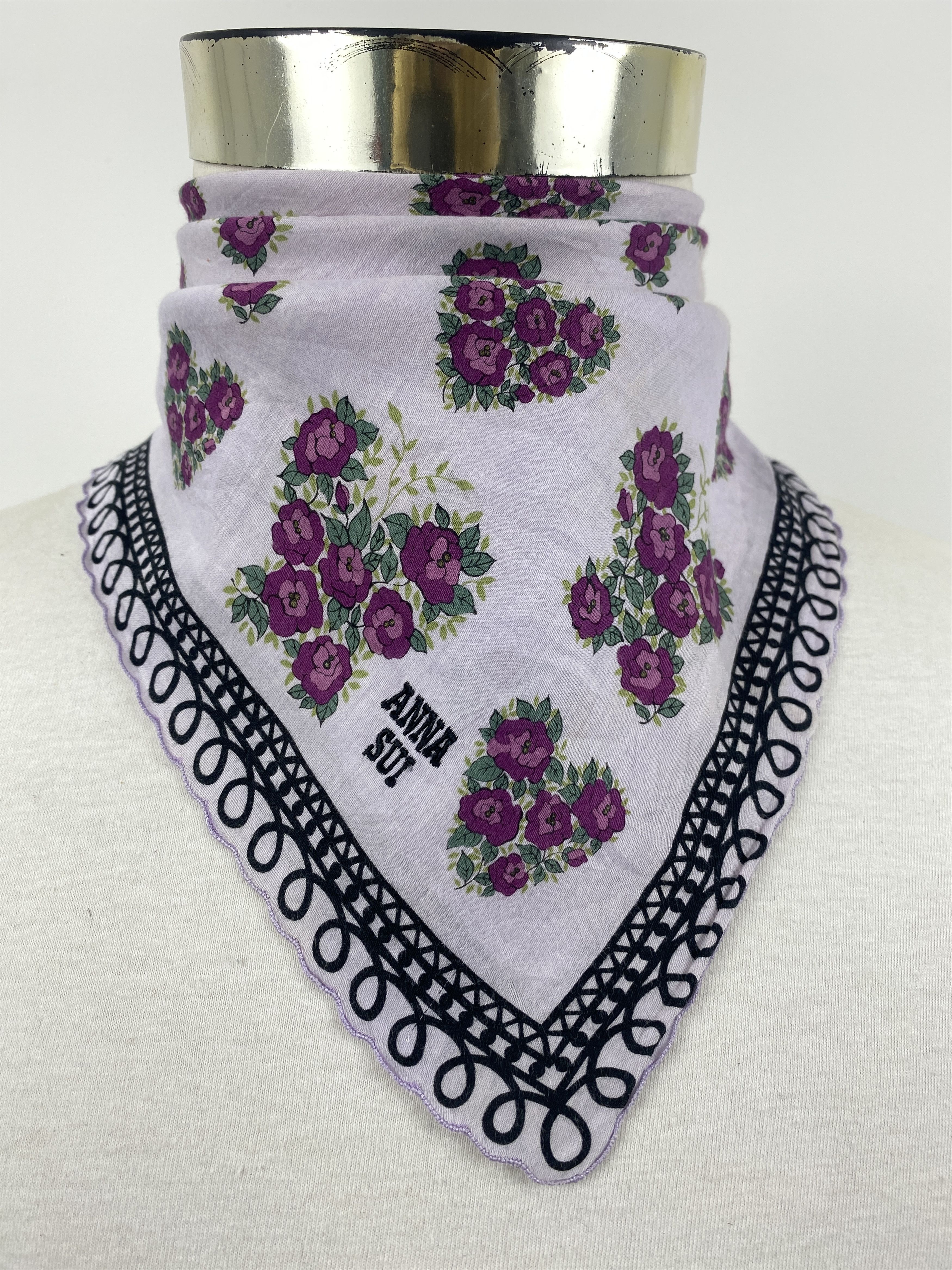 Other Vintage Anna Sui Handkerchief / Neckerchief HKC0765 Size ONE SIZE - 2 Thumbnail