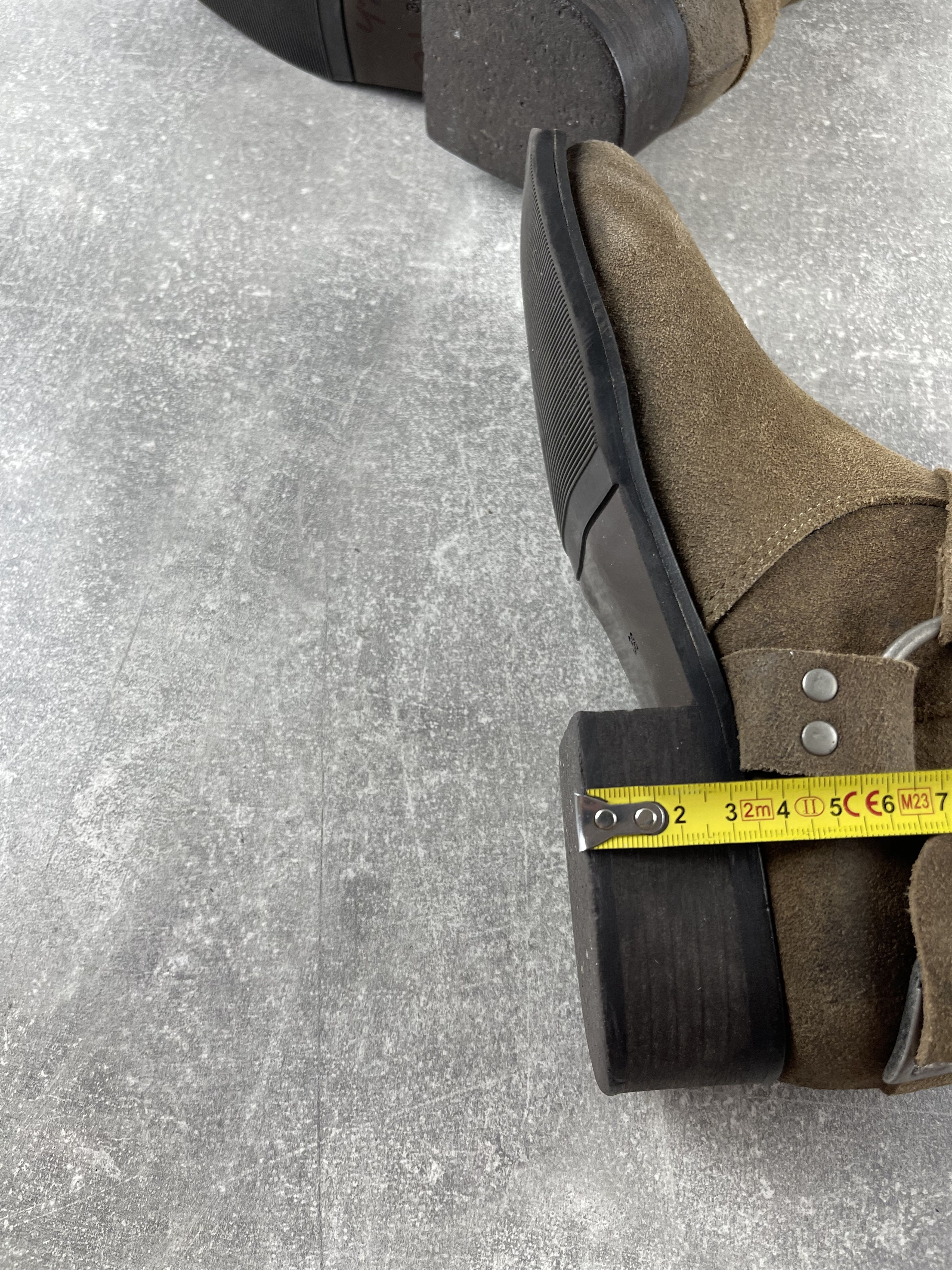 Ma+ Cowboy western avant garde suede biker harness boots Size US 8 / IT 38 - 7 Thumbnail