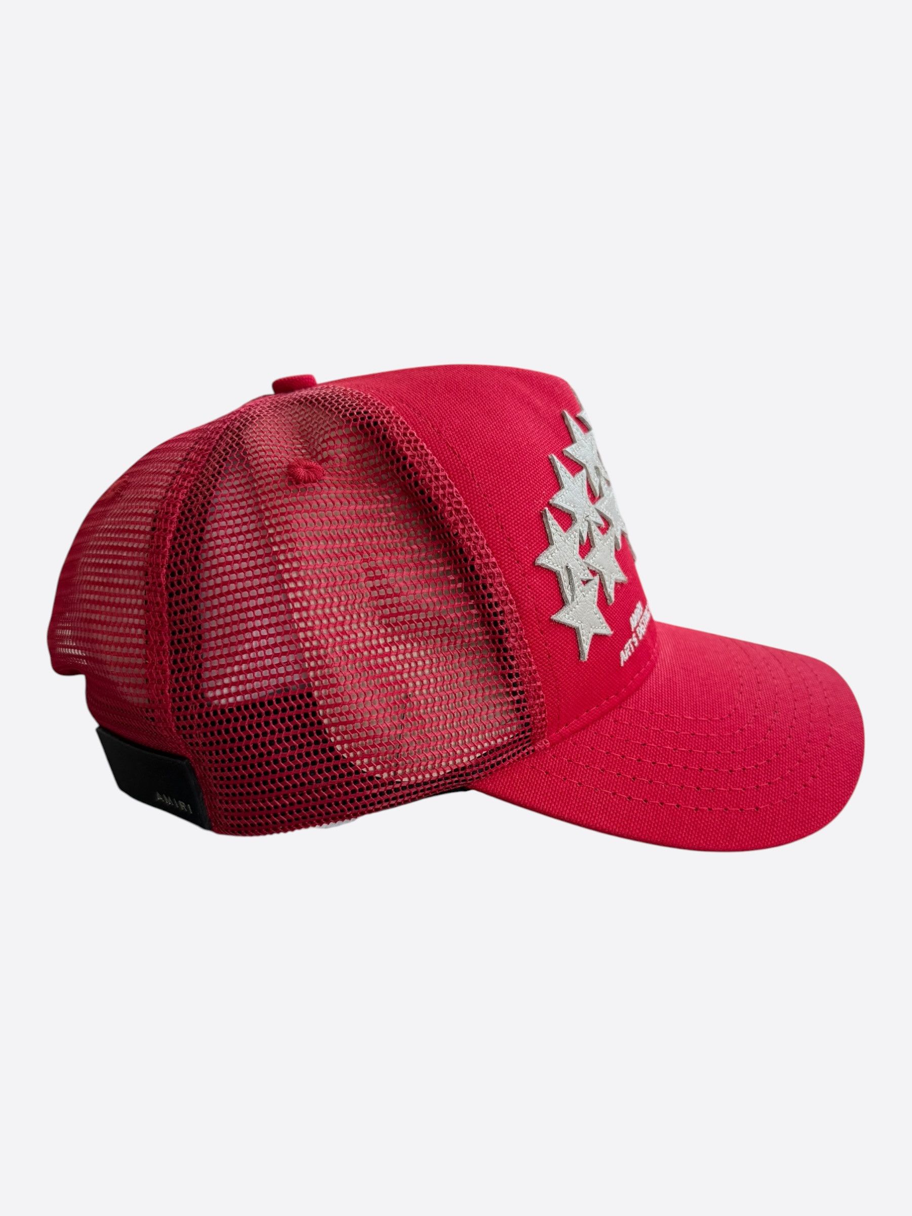 Amiri Amiri Red & White Stars Trucker Hat Size ONE SIZE - 2 Thumbnail