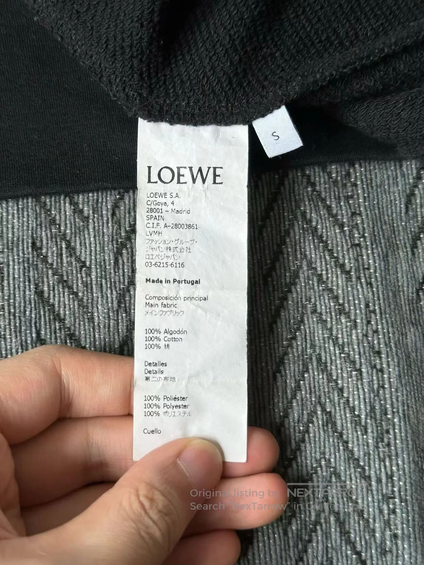 Loewe Loewe Black Embroidered Sweatshirt. Size US S / EU 44-46 / 1 - 4 Thumbnail