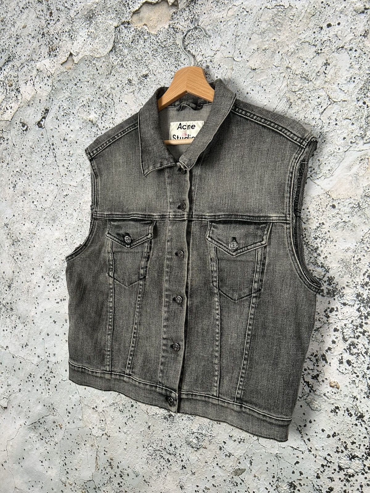 Acne Studios Acne Studios Denim Vest Designer Streetwear Jeans Avantgarde Size US S / EU 44-46 / 1 - 2 Thumbnail