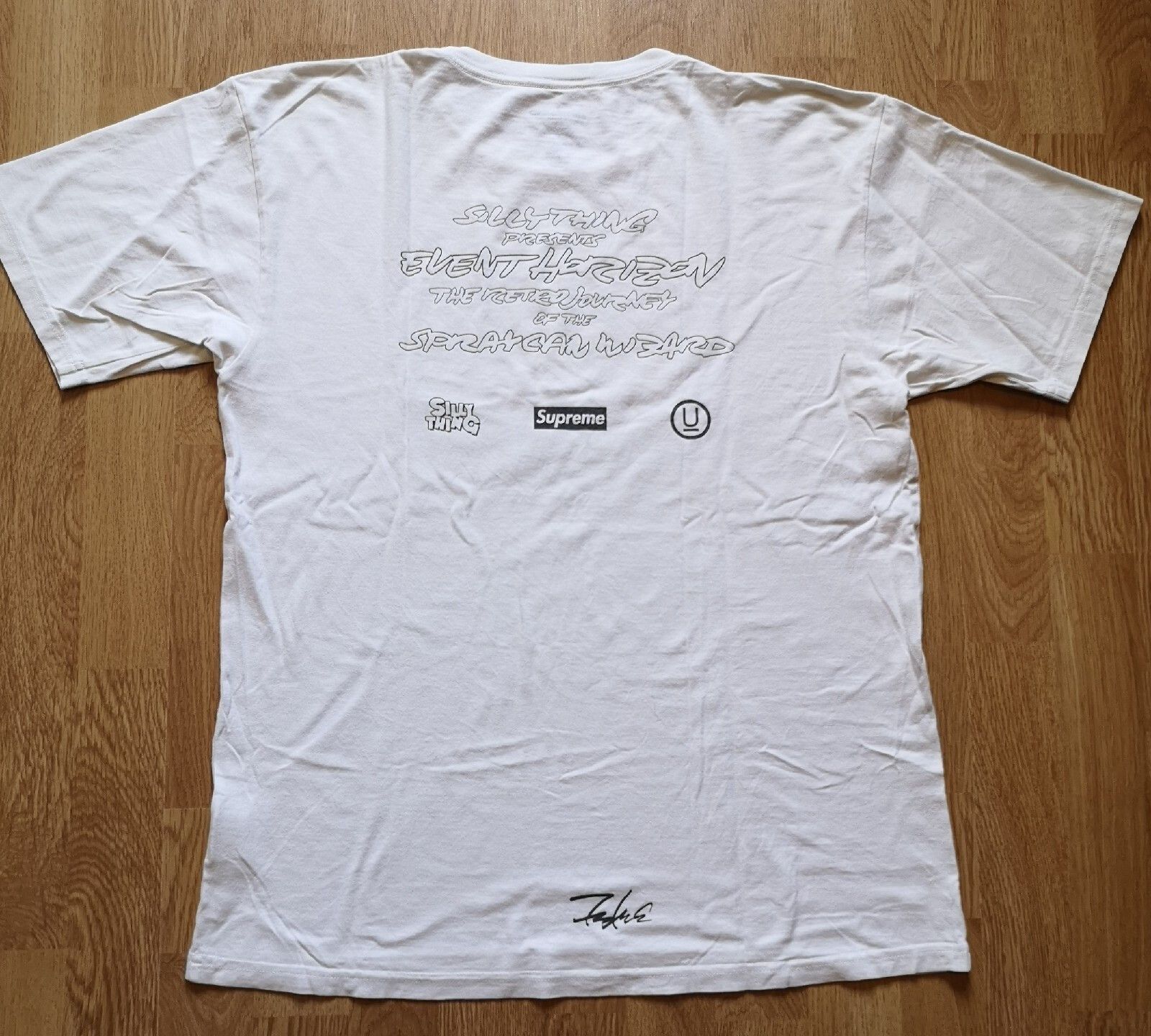 Futura × Supreme Supreme x Futura x Undercover Sillything Tee White XL 2006 Size US XL / EU 56 / 4 - 7 Thumbnail