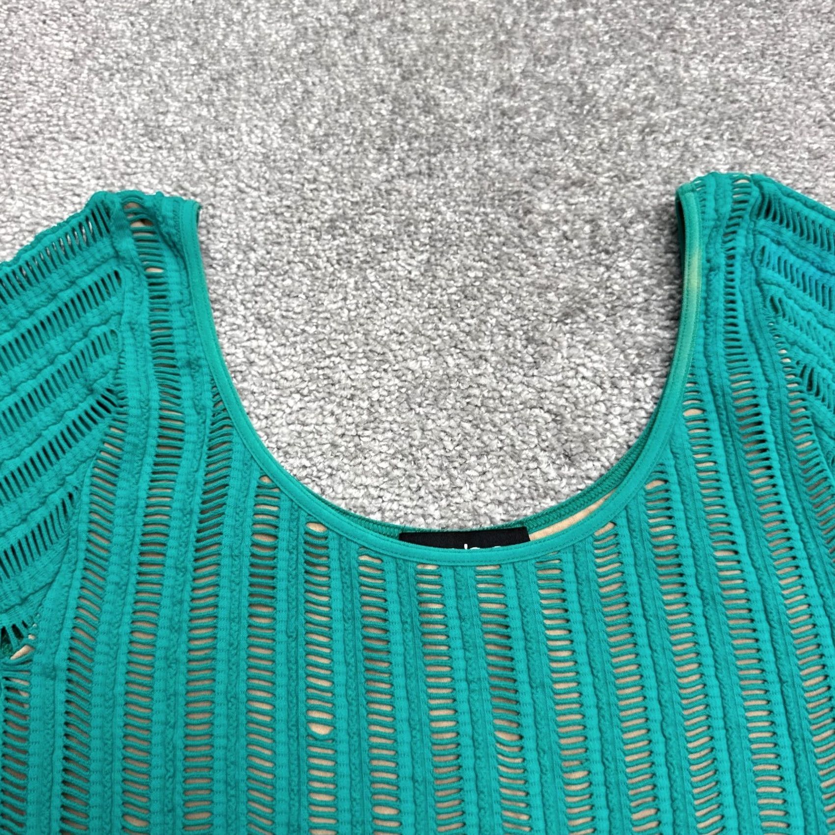 Bebe NWT BeBe Lace Geometric Crochet Bodycon Dress Petite Womens Small US Size Size S / US 4 / IT 40 - 3 Thumbnail