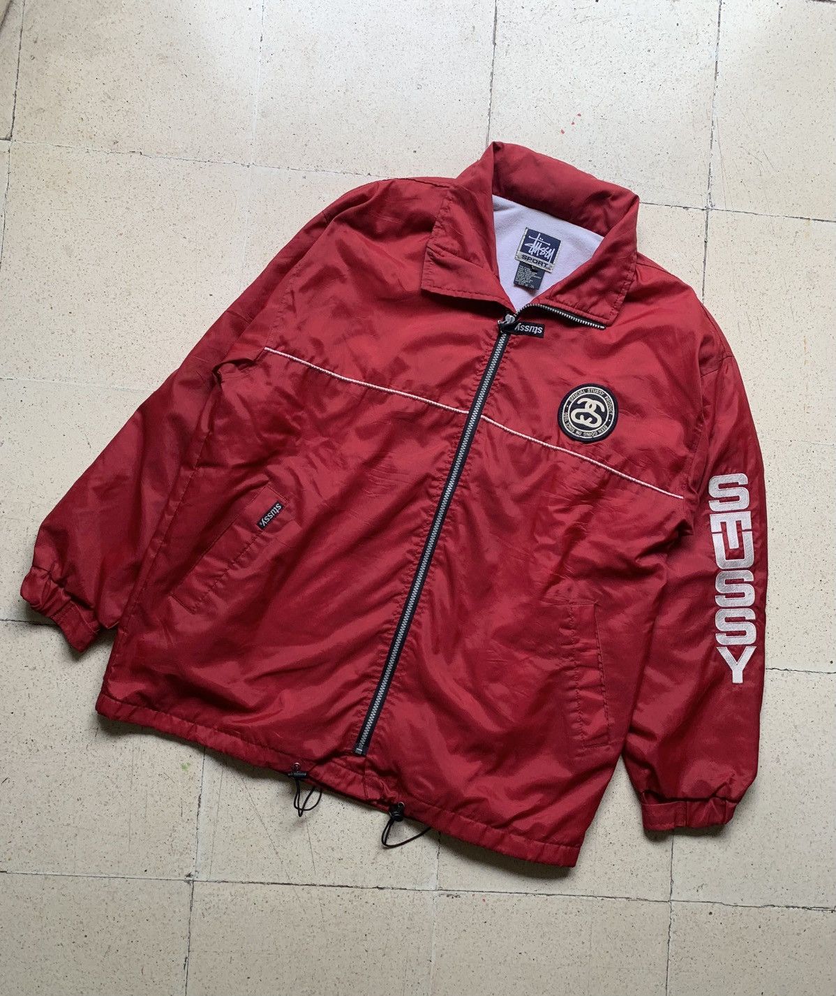 Stussy Vintage 90’s Stussy script embroidery hidden hoodie jacket Size US L / EU 52-54 / 3 - 1 Thumbnail